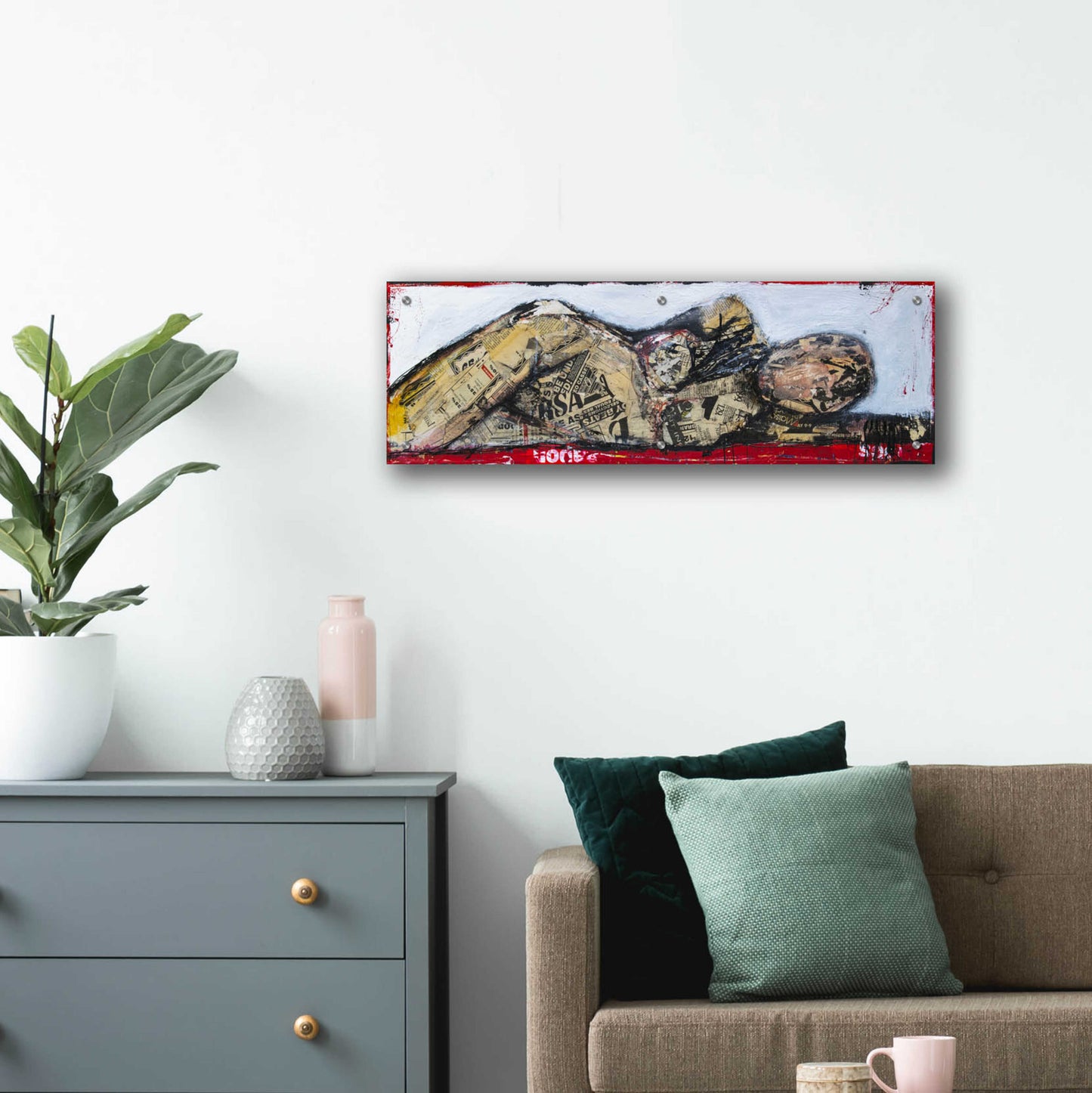 Epic Art 'One More Night' by Erin Ashley, Acrylic Glass Wall Art,36x12