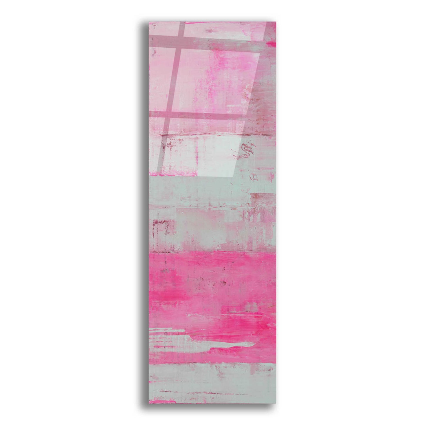 Epic Art 'Panels in Pink I' by Erin Ashley, Acrylic Glass Wall Art