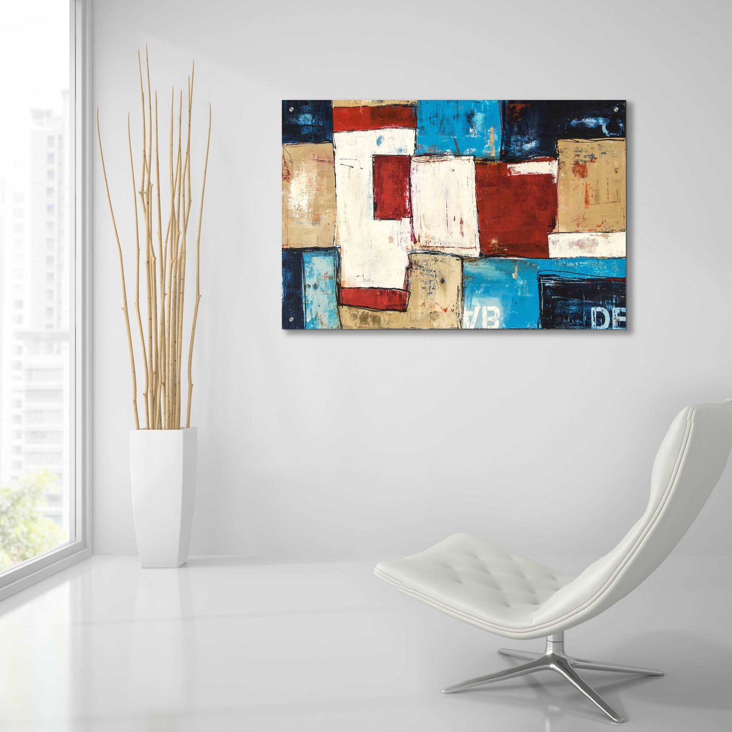 Epic Art 'Patterns' by Erin Ashley, Acrylic Glass Wall Art,36x24