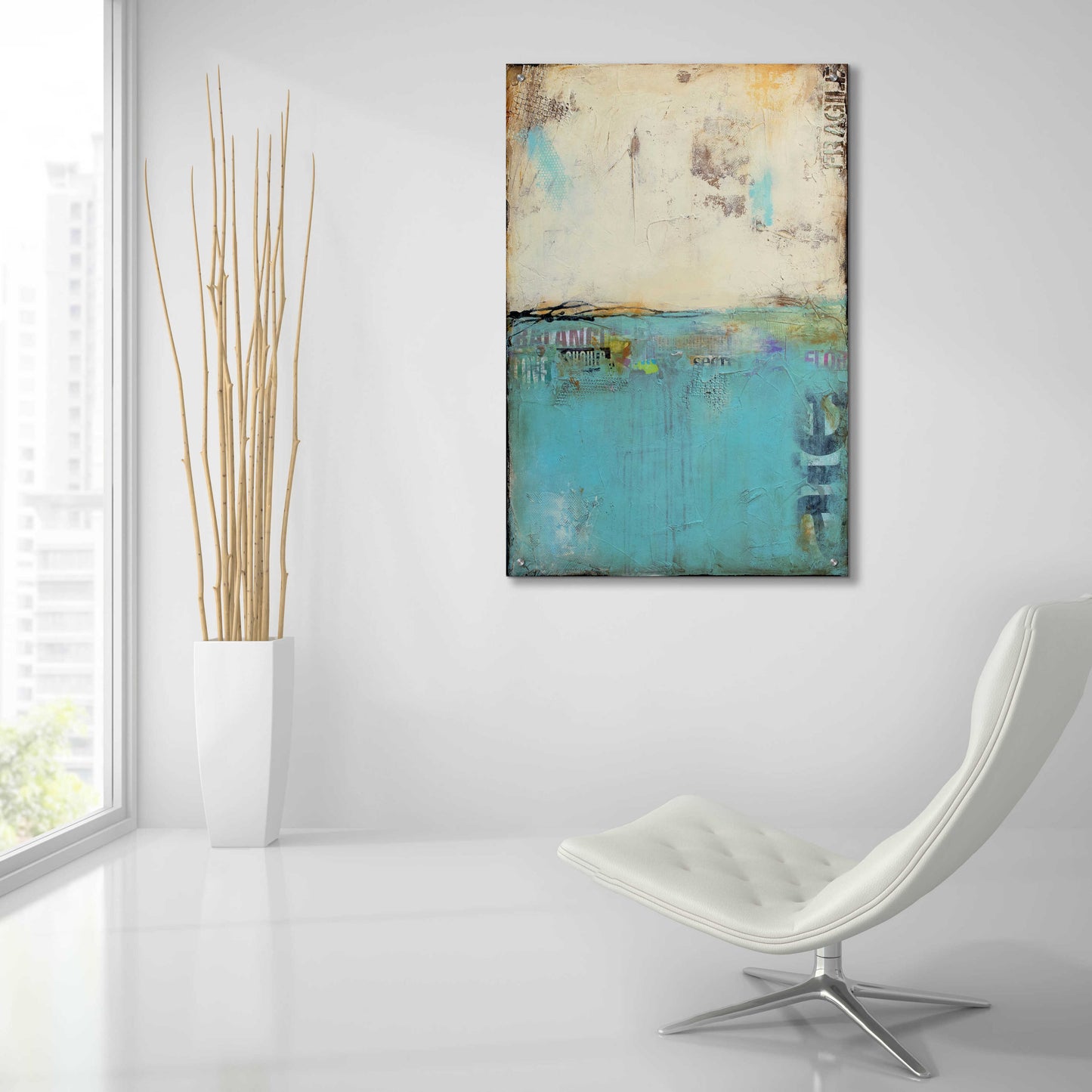 Epic Art 'Urban Edge' by Erin Ashley, Acrylic Glass Wall Art,24x36