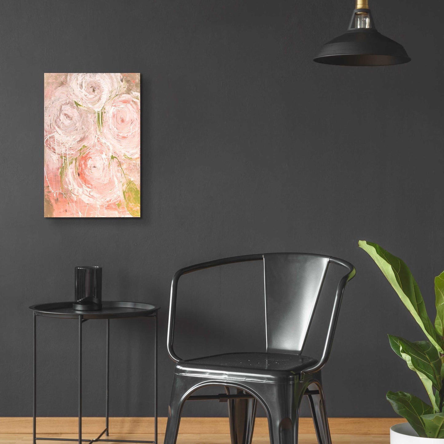 Epic Art 'Vintage Rose' by Erin Ashley, Acrylic Glass Wall Art,16x24