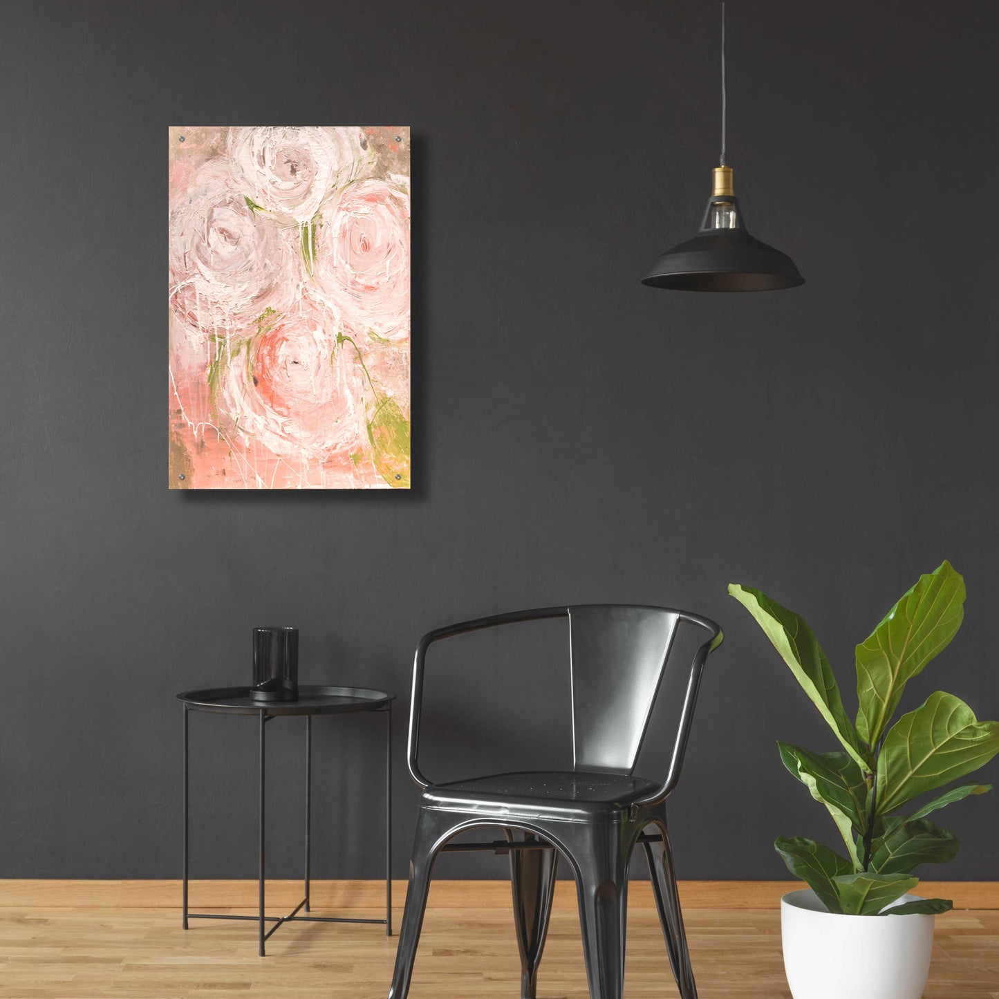 Epic Art 'Vintage Rose' by Erin Ashley, Acrylic Glass Wall Art,24x36