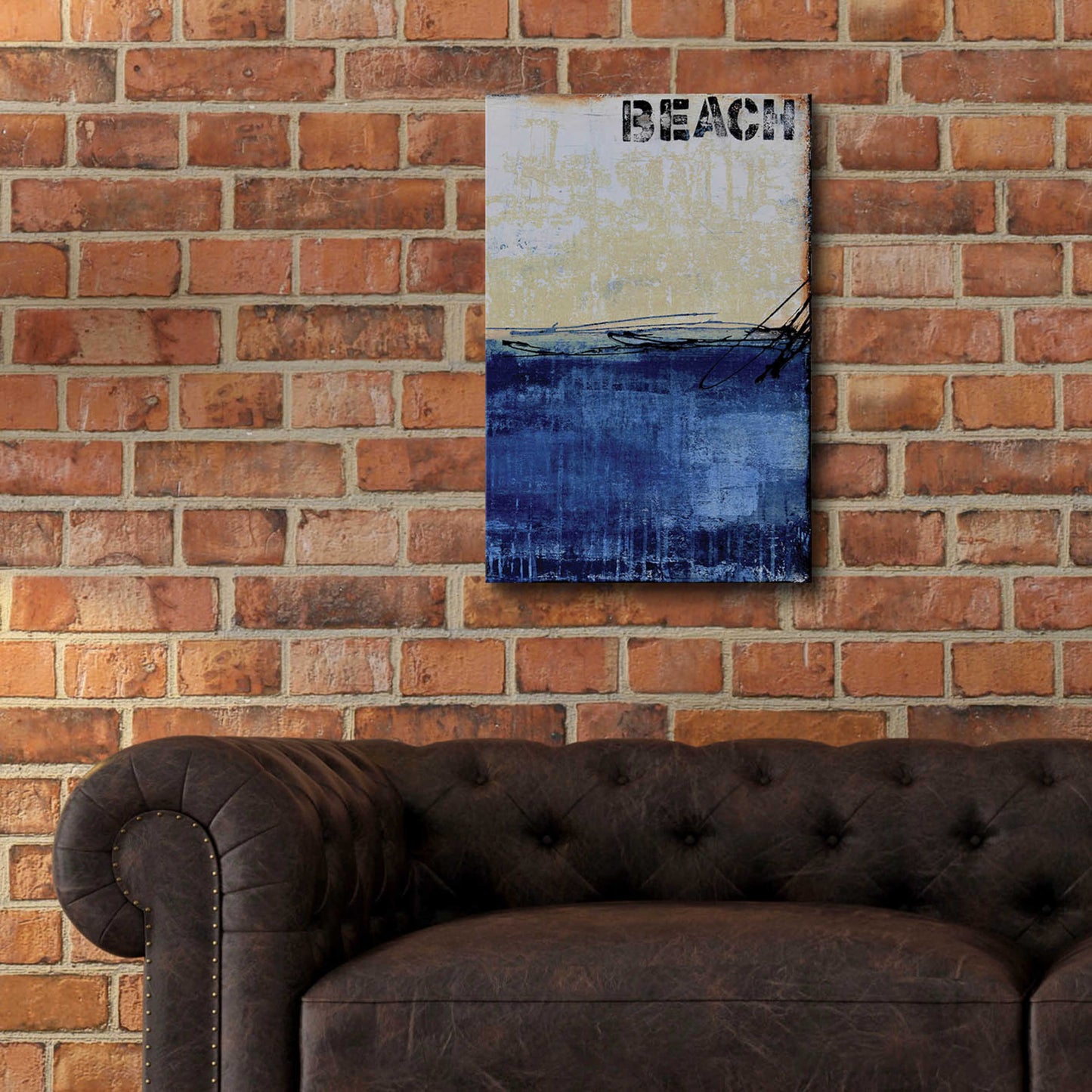 Epic Art 'Beach 45 II' by Erin Ashley, Acrylic Glass Wall Art,16x24