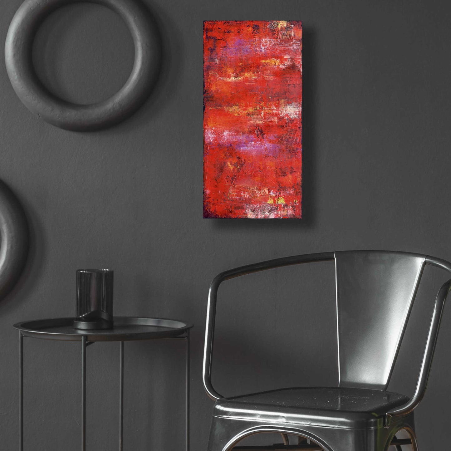 Epic Art 'Red Door II' by Erin Ashley, Acrylic Glass Wall Art,12x24