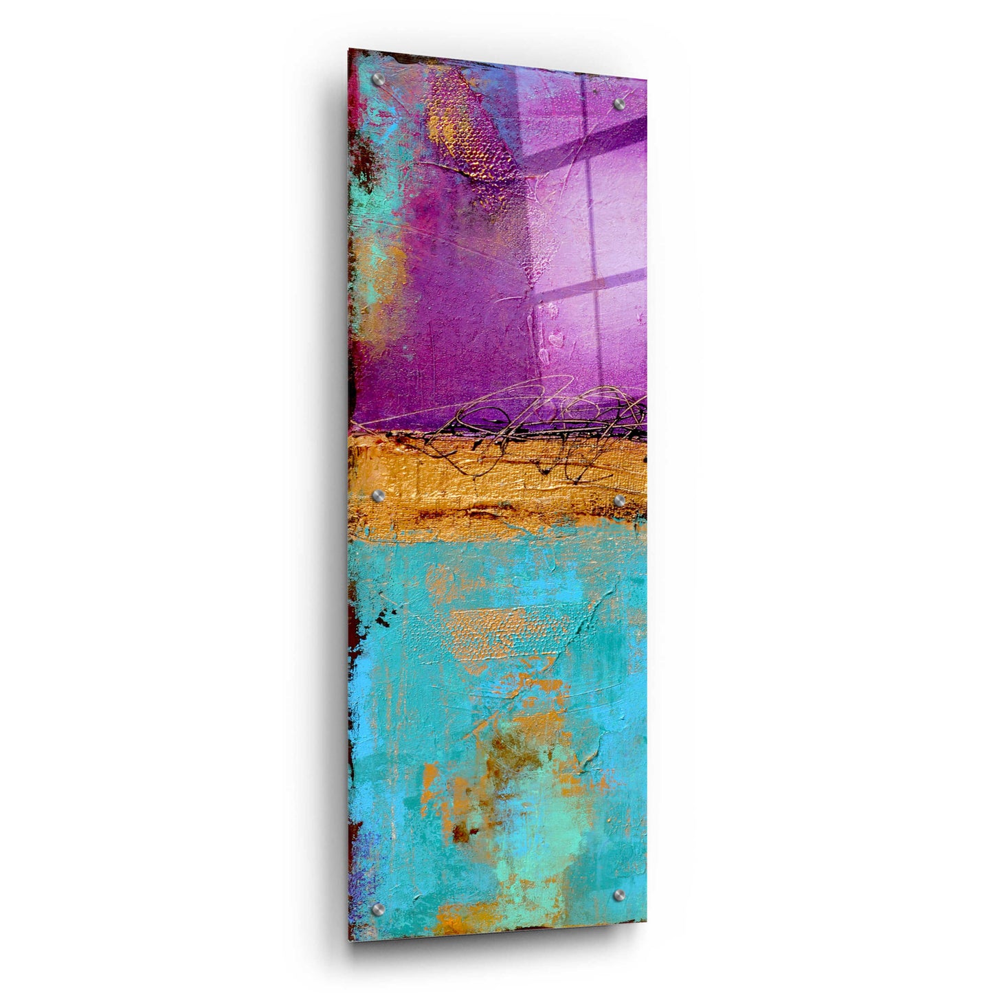 Epic Art 'Jewel of the Nile I' by Erin Ashley, Acrylic Glass Wall Art,12x36