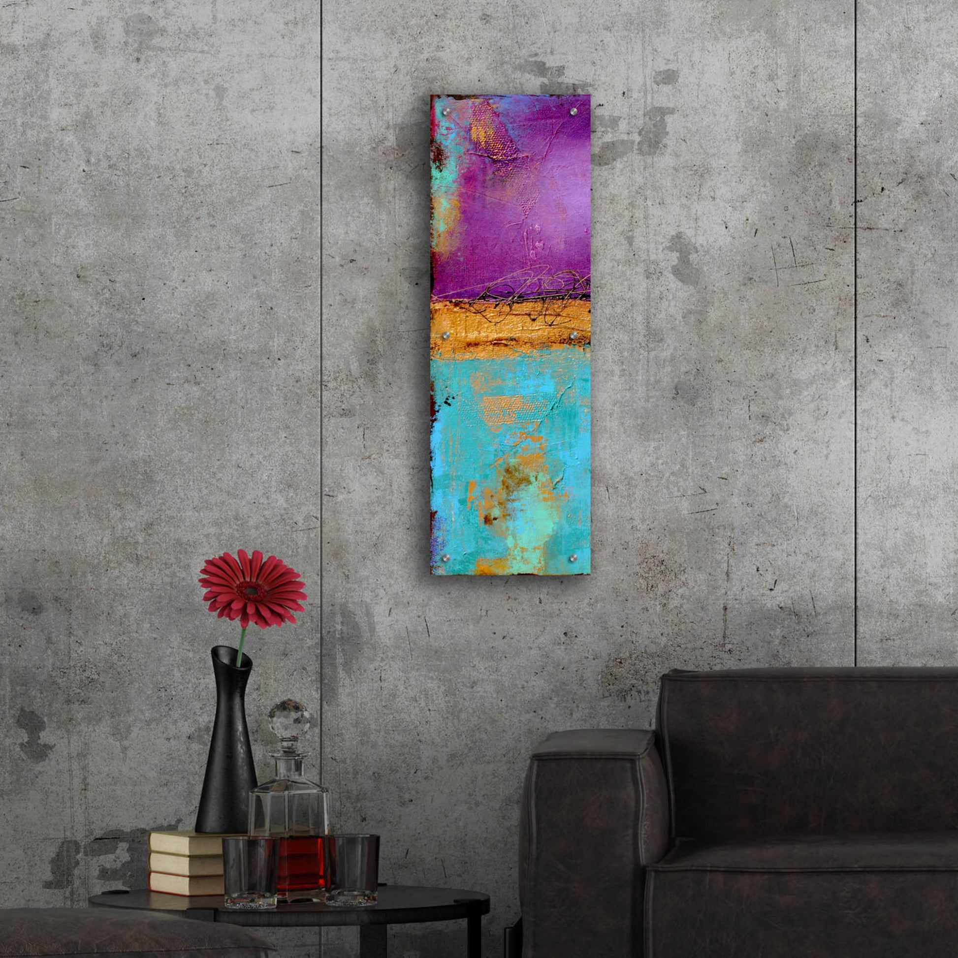 Epic Art 'Jewel of the Nile I' by Erin Ashley, Acrylic Glass Wall Art,12x36