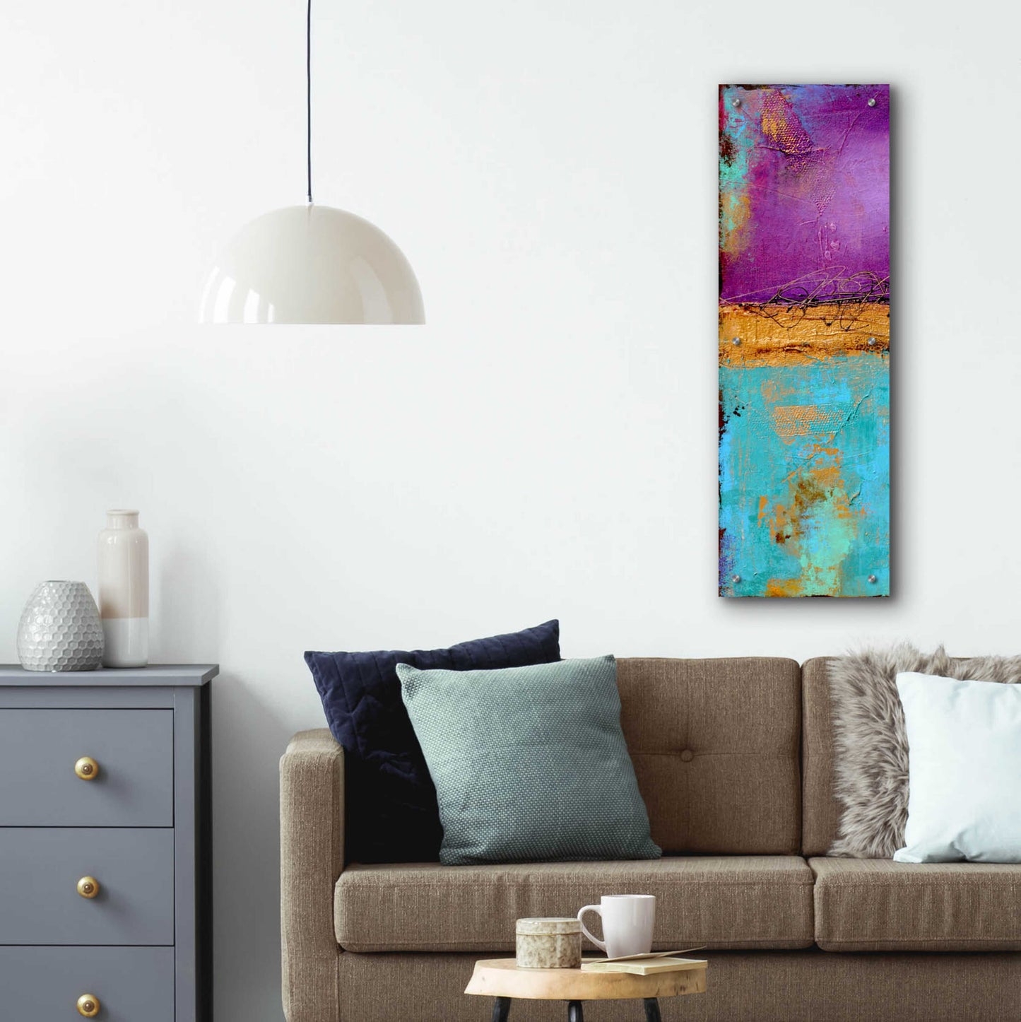 Epic Art 'Jewel of the Nile I' by Erin Ashley, Acrylic Glass Wall Art,12x36