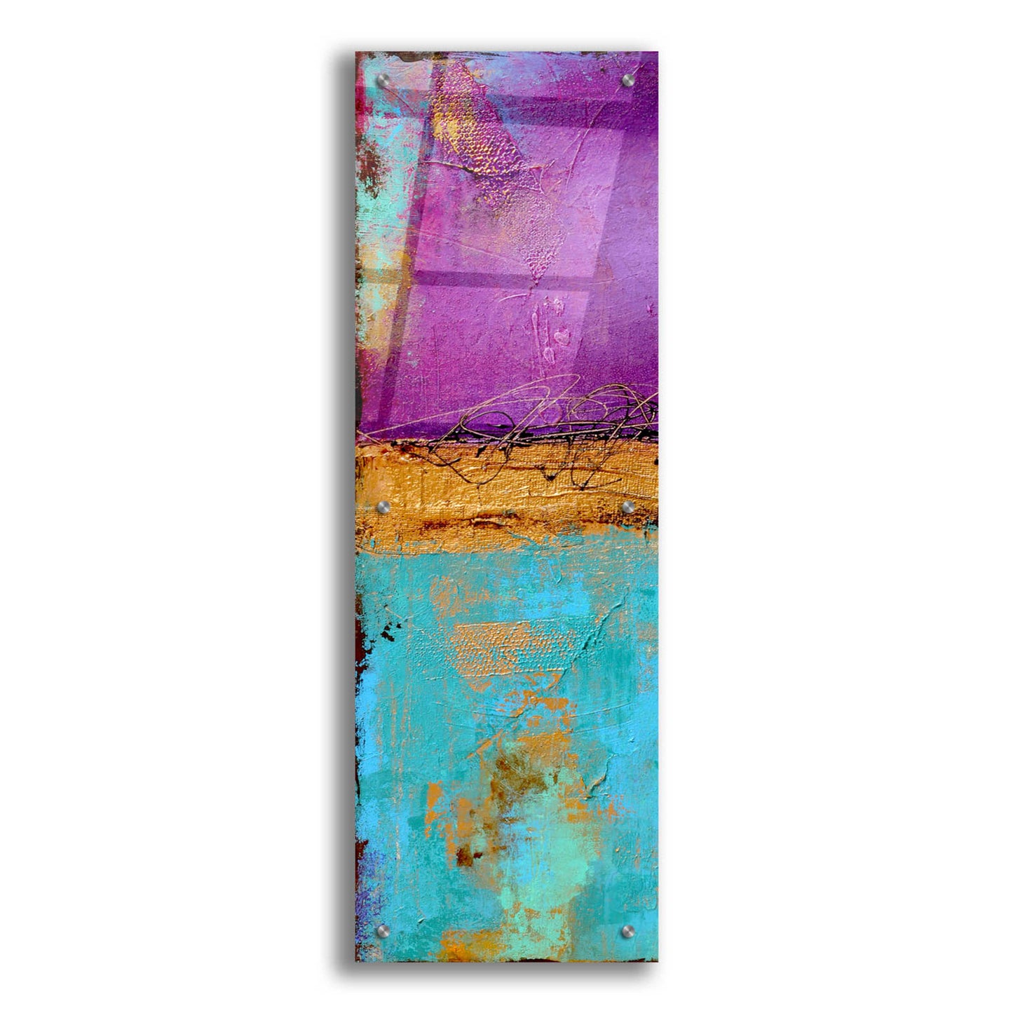 Epic Art 'Jewel of the Nile I' by Erin Ashley, Acrylic Glass Wall Art,12x36