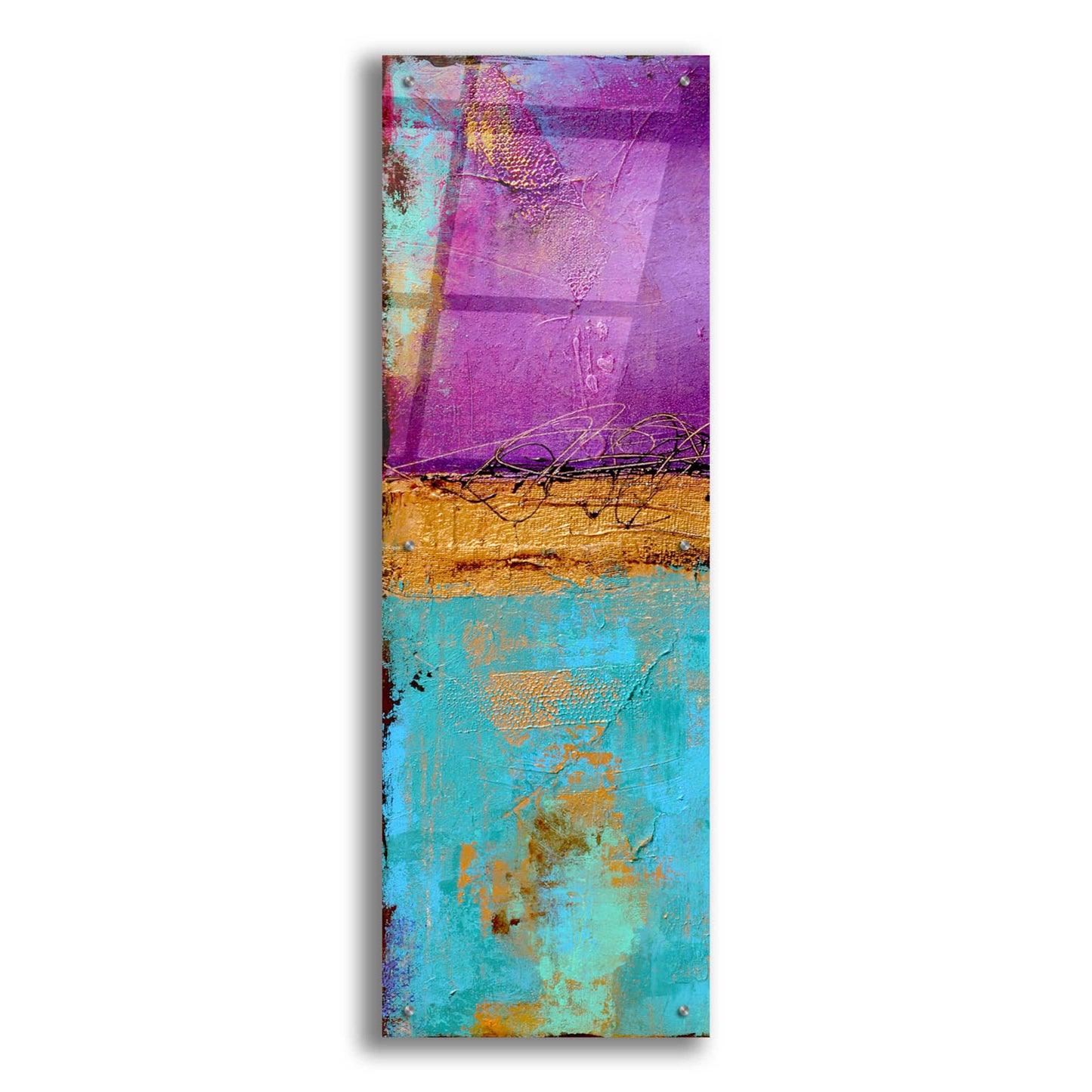 Epic Art 'Jewel of the Nile I' by Erin Ashley, Acrylic Glass Wall Art,16x48