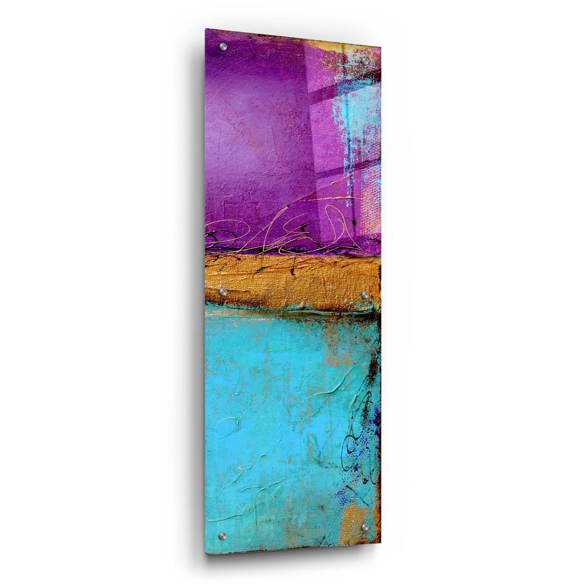 Epic Art 'Jewel of the Nile II' by Erin Ashley, Acrylic Glass Wall Art,12x36