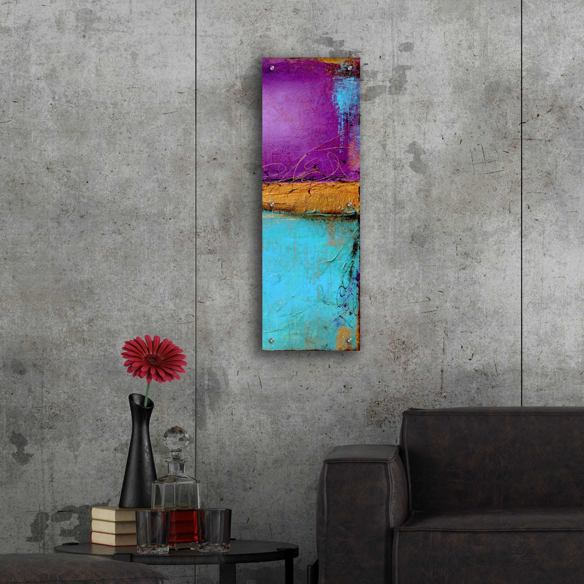 Epic Art 'Jewel of the Nile II' by Erin Ashley, Acrylic Glass Wall Art,12x36