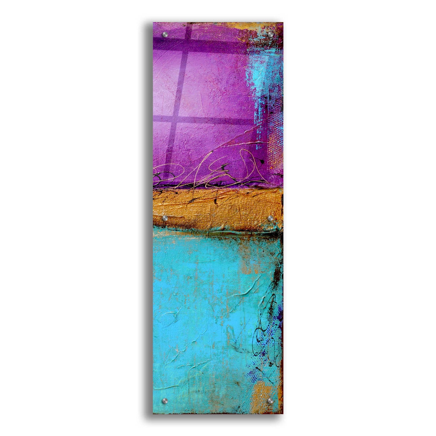 Epic Art 'Jewel of the Nile II' by Erin Ashley, Acrylic Glass Wall Art,12x36