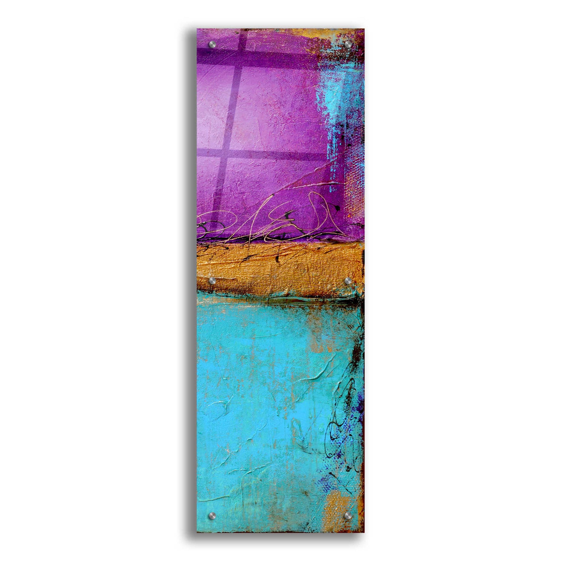 Epic Art 'Jewel of the Nile II' by Erin Ashley, Acrylic Glass Wall Art,12x36