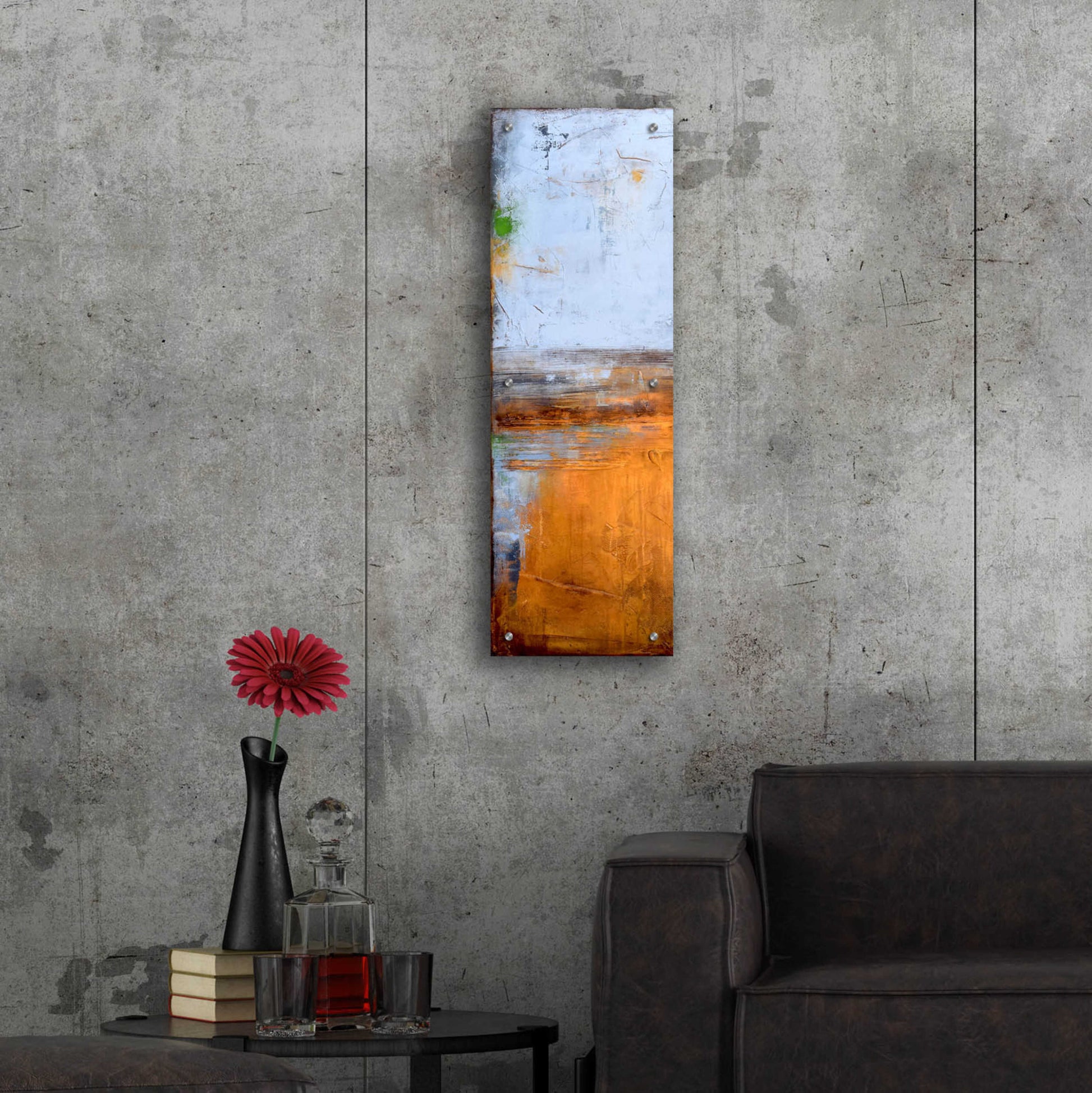 Epic Art 'Moment in Our Time I' by Erin Ashley, Acrylic Glass Wall Art,12x36