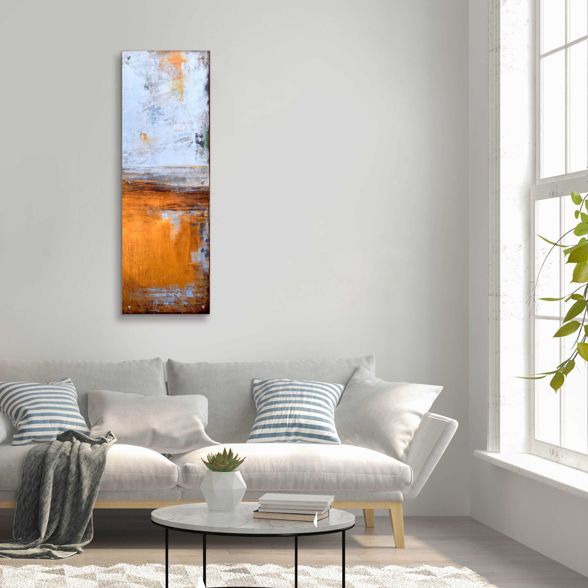 Epic Art 'Moment in Our Time II' by Erin Ashley, Acrylic Glass Wall Art,16x48