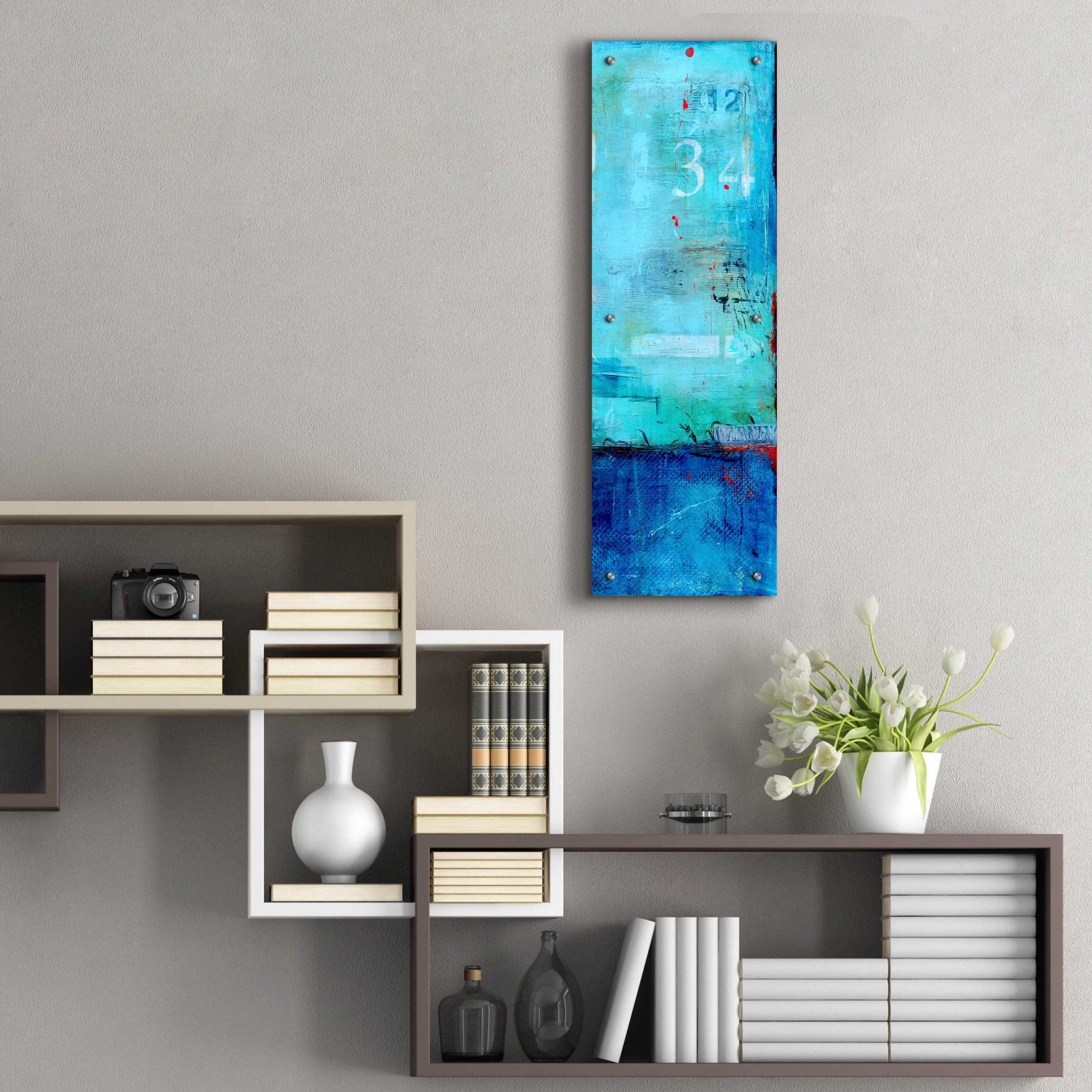 Epic Art 'Pier 34 II' by Erin Ashley, Acrylic Glass Wall Art,12x36