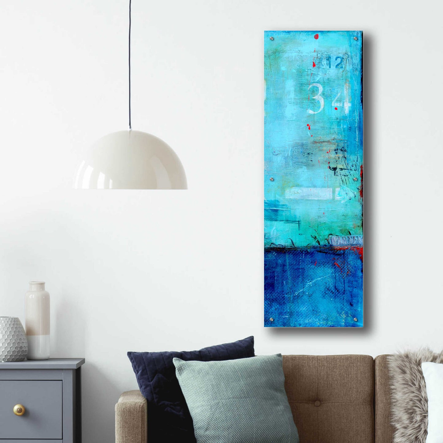 Epic Art 'Pier 34 II' by Erin Ashley, Acrylic Glass Wall Art,16x48