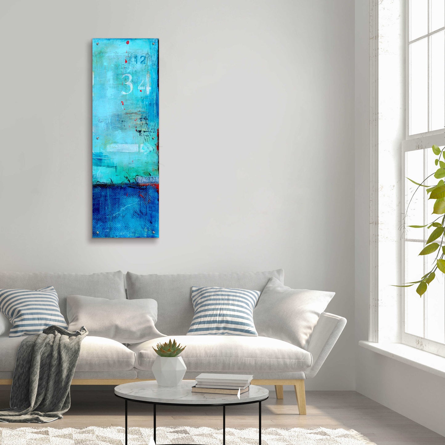 Epic Art 'Pier 34 II' by Erin Ashley, Acrylic Glass Wall Art,16x48