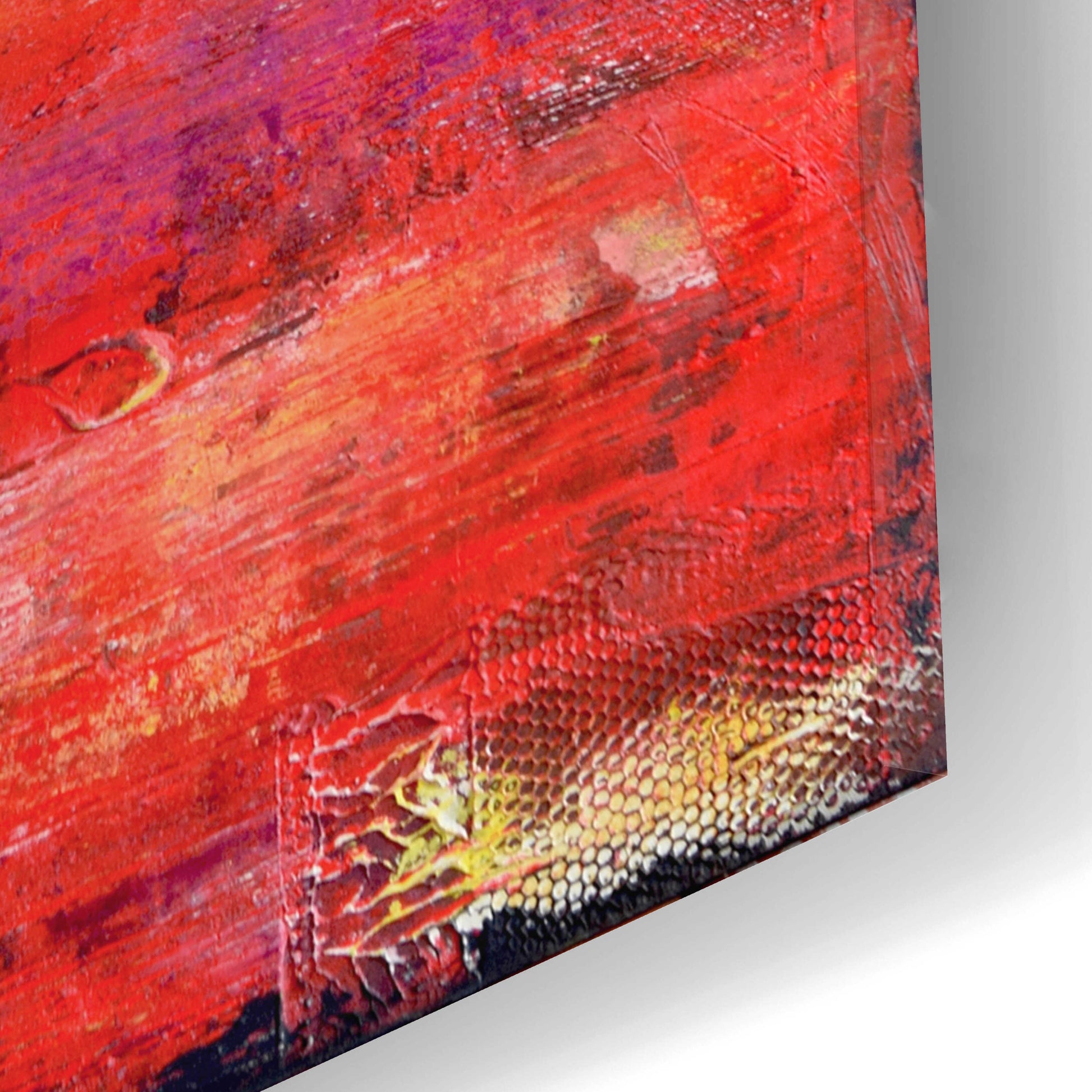 Epic Art 'Red Door I' by Erin Ashley, Acrylic Glass Wall Art,12x24