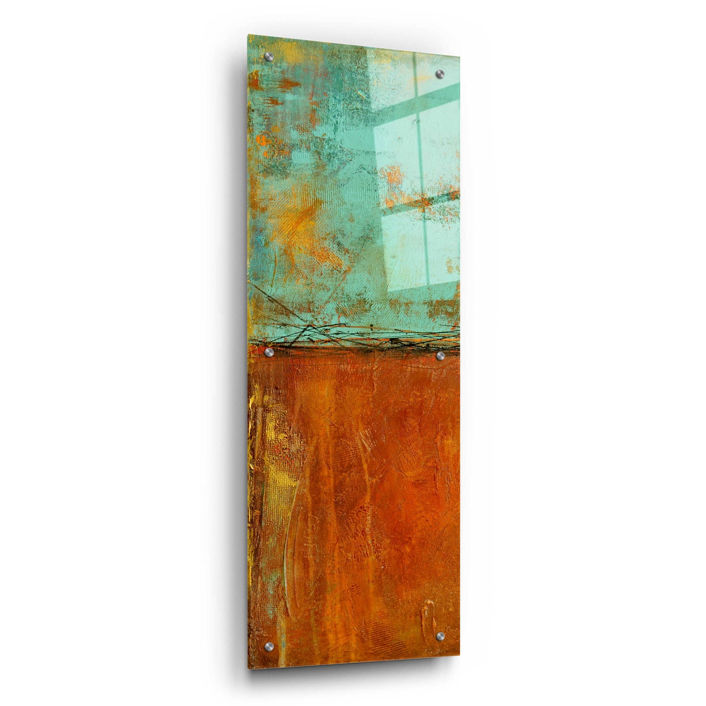 Epic Art 'Ten City I' by Erin Ashley, Acrylic Glass Wall Art,12x36