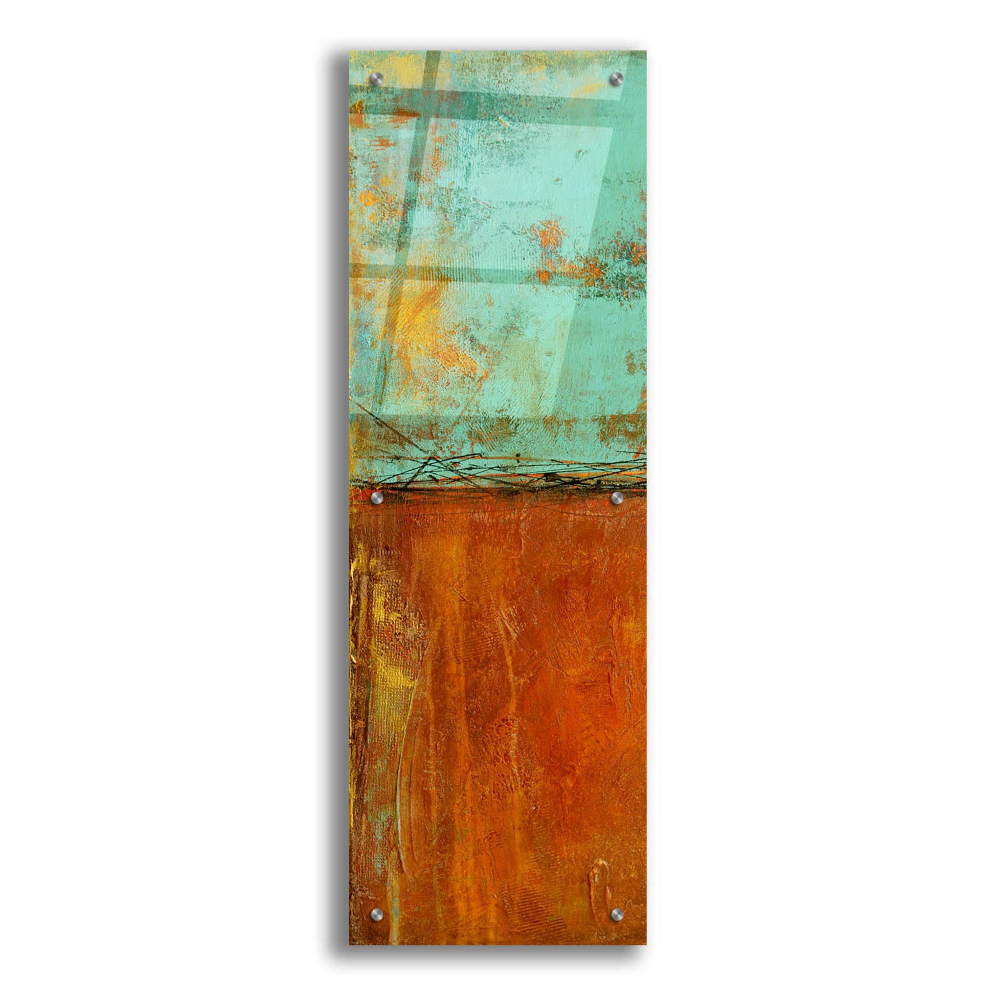 Epic Art 'Ten City I' by Erin Ashley, Acrylic Glass Wall Art,12x36