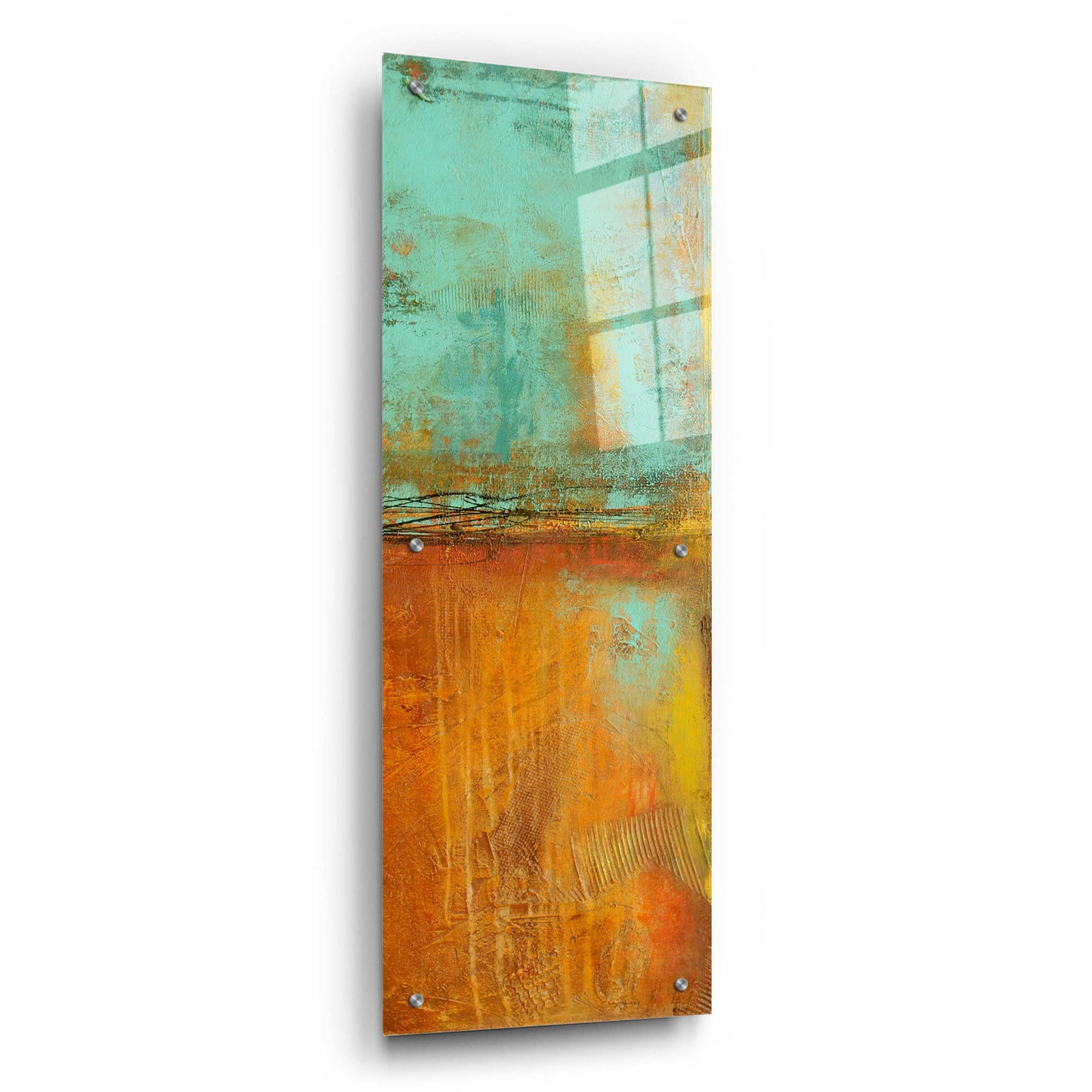 Epic Art 'Ten City II' by Erin Ashley, Acrylic Glass Wall Art,12x36