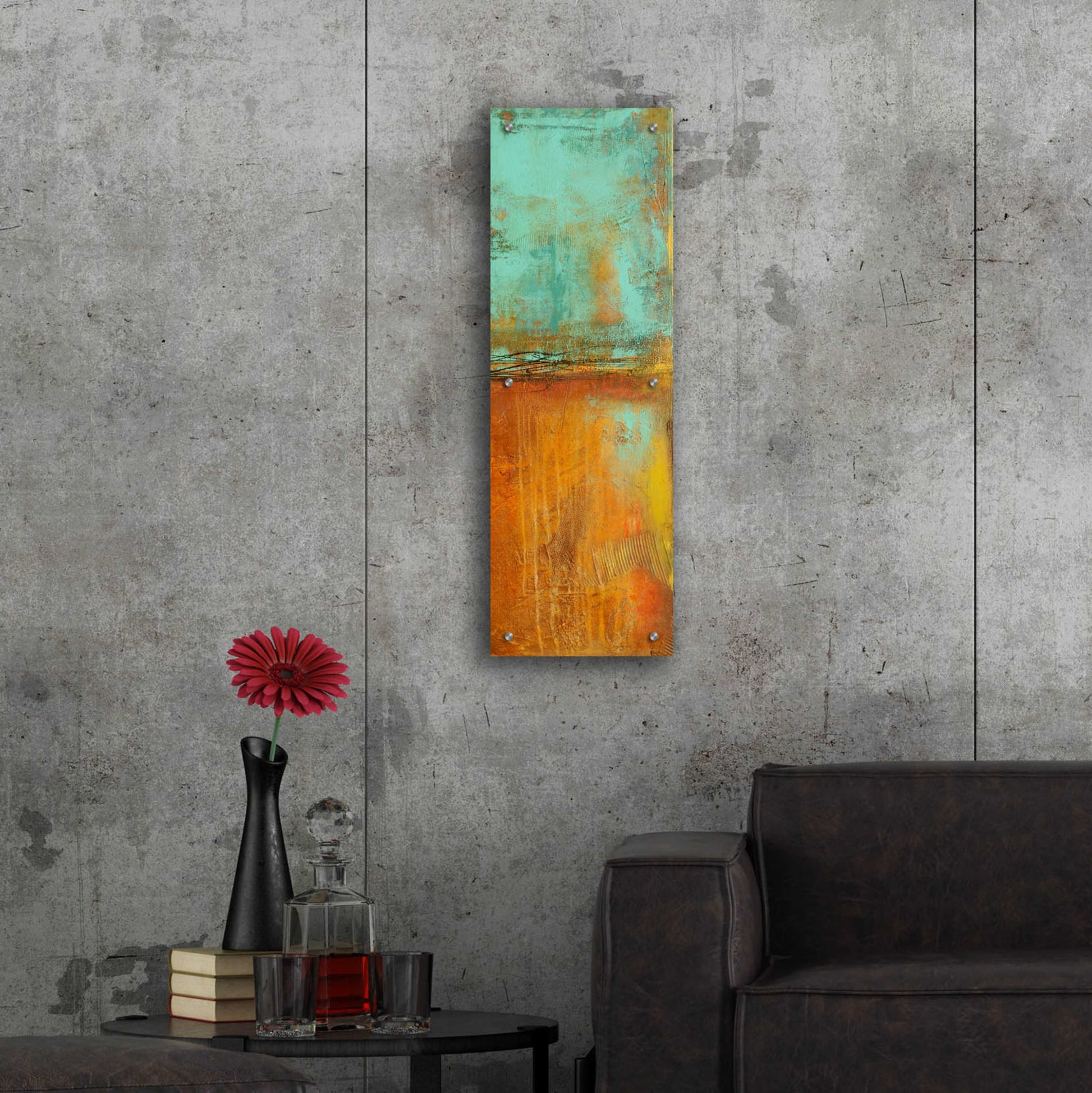 Epic Art 'Ten City II' by Erin Ashley, Acrylic Glass Wall Art,12x36