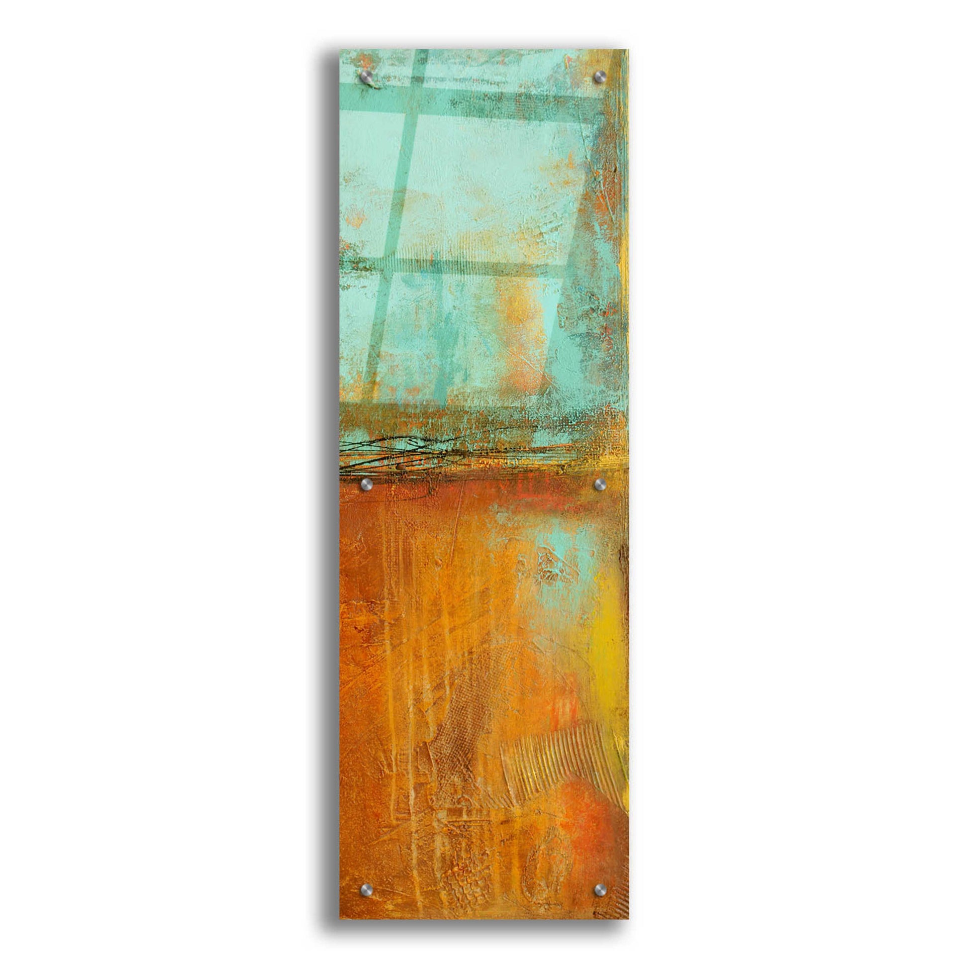 Epic Art 'Ten City II' by Erin Ashley, Acrylic Glass Wall Art,12x36