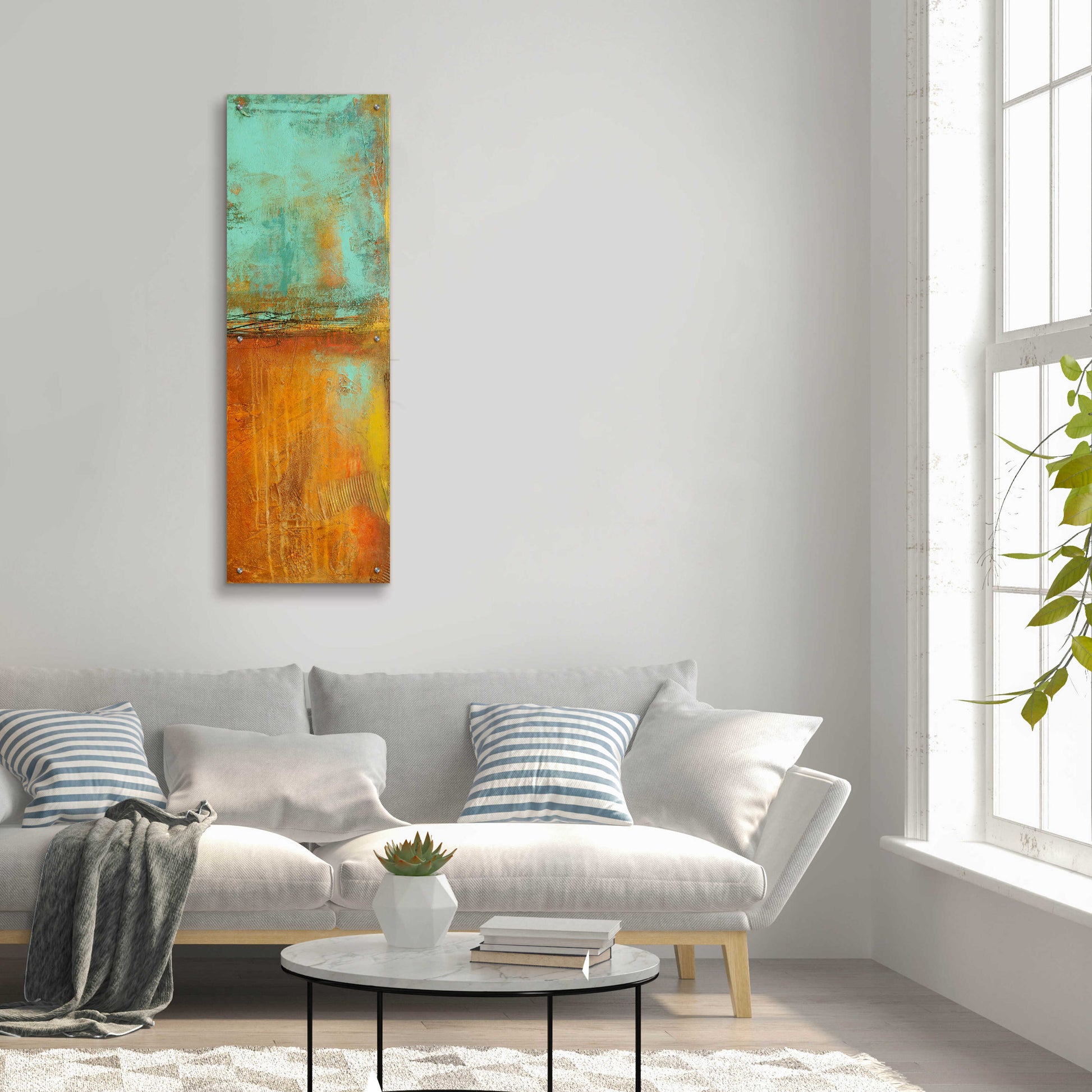 Epic Art 'Ten City II' by Erin Ashley, Acrylic Glass Wall Art,16x48