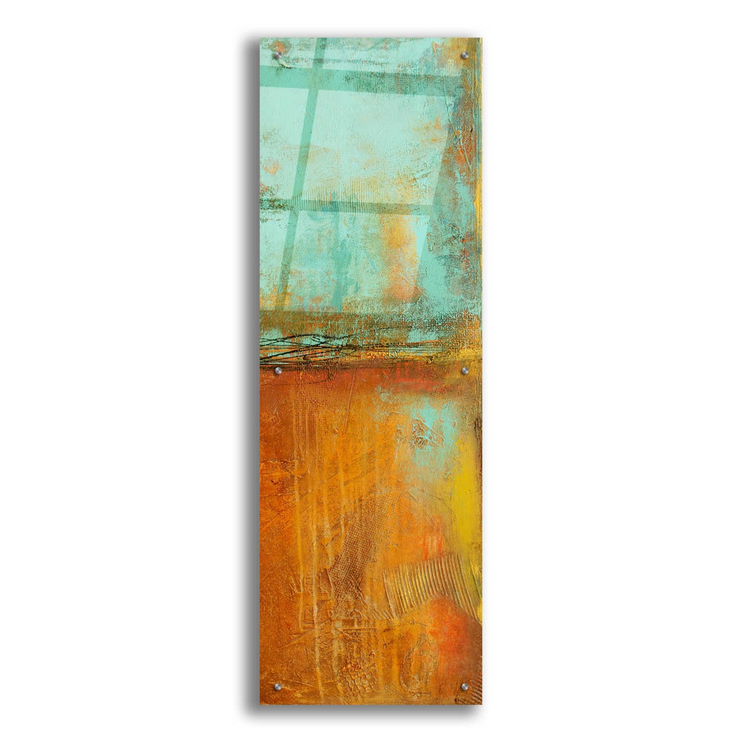 Epic Art 'Ten City II' by Erin Ashley, Acrylic Glass Wall Art,16x48