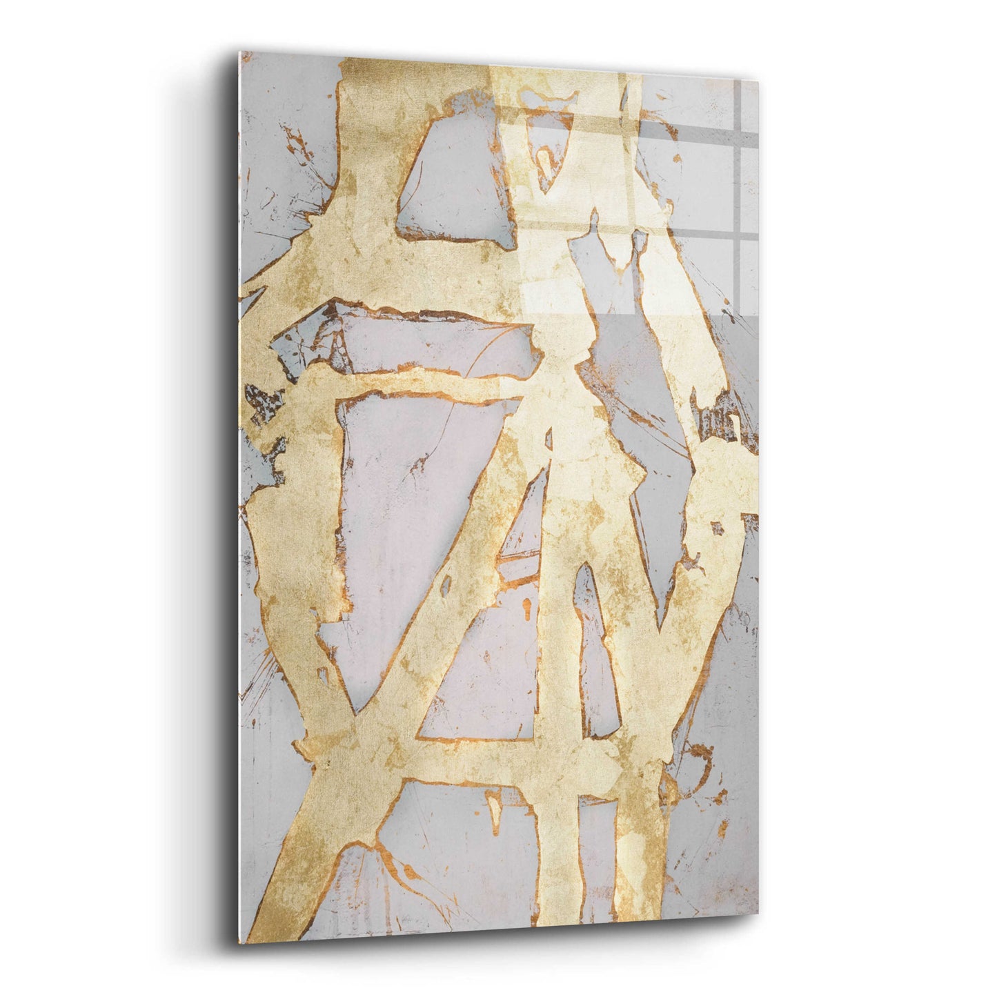 Epic Art 'Ace of Spades in Gold I' by Erin Ashley, Acrylic Glass Wall Art,12x16