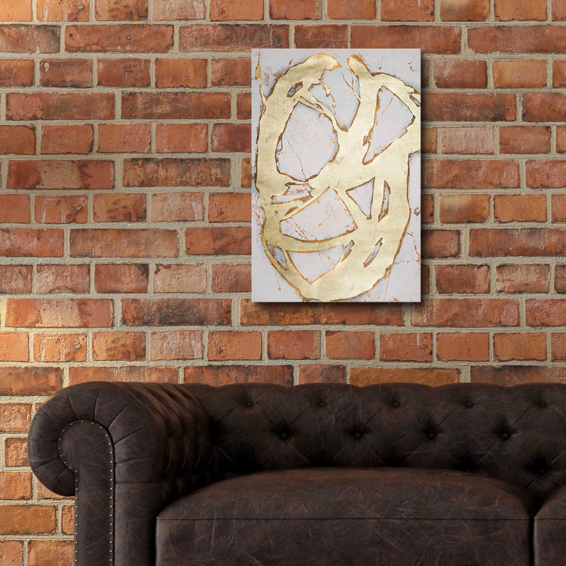 Epic Art 'Ace of Spades in Gold II' by Erin Ashley, Acrylic Glass Wall Art,16x24