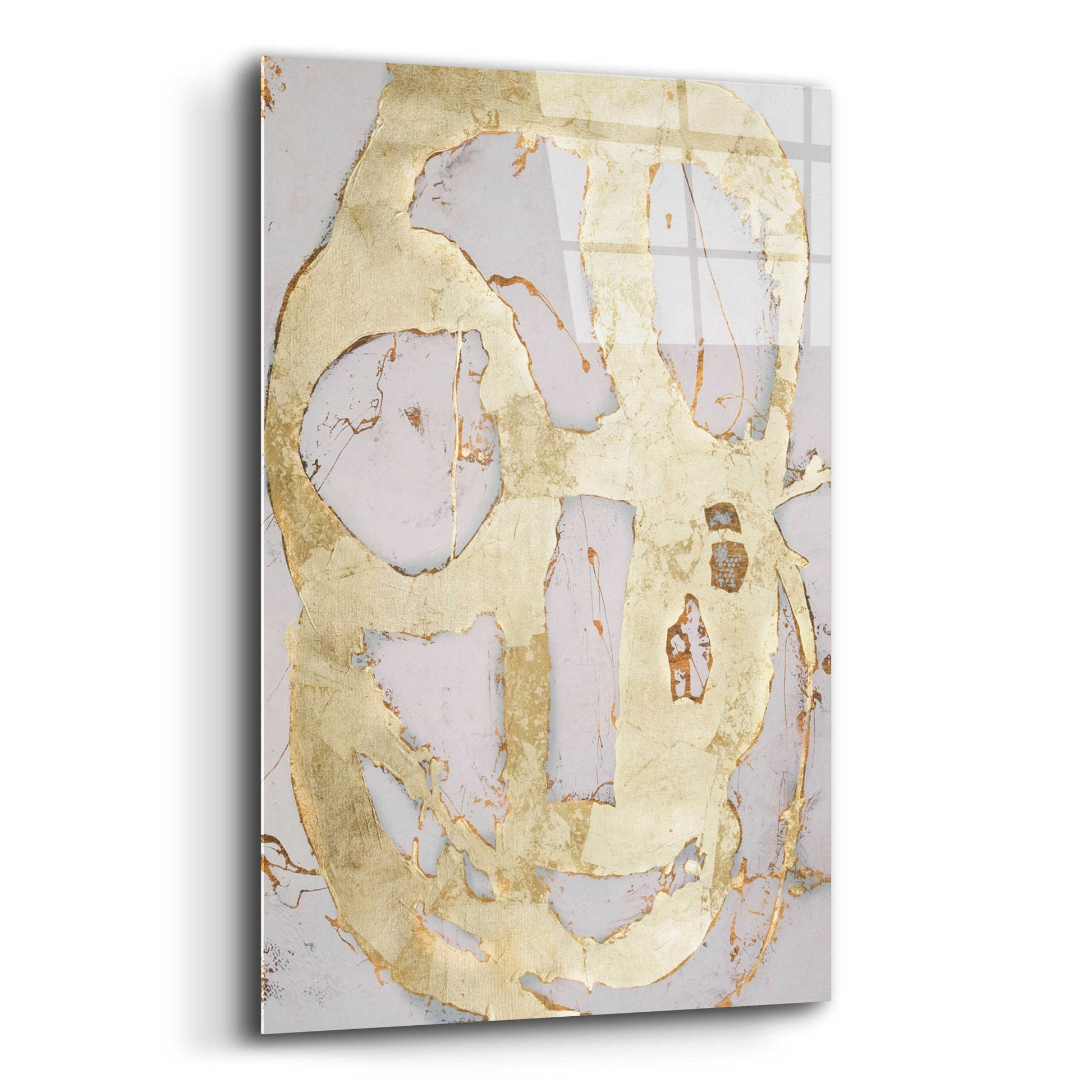 Epic Art 'Ace of Spades in Gold III' by Erin Ashley, Acrylic Glass Wall Art,12x16