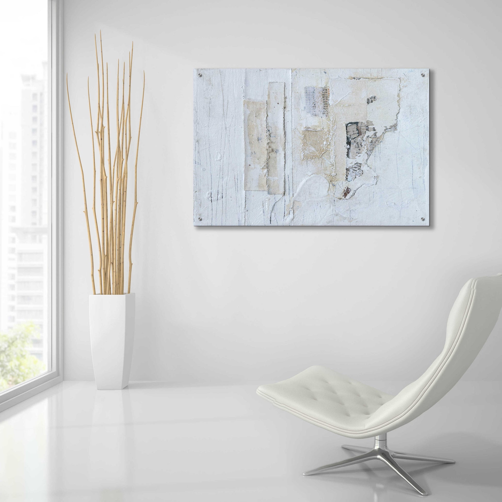 Epic Art 'Broken to Beautiful 3' by Erin Ashley, Acrylic Glass Wall Art,36x24