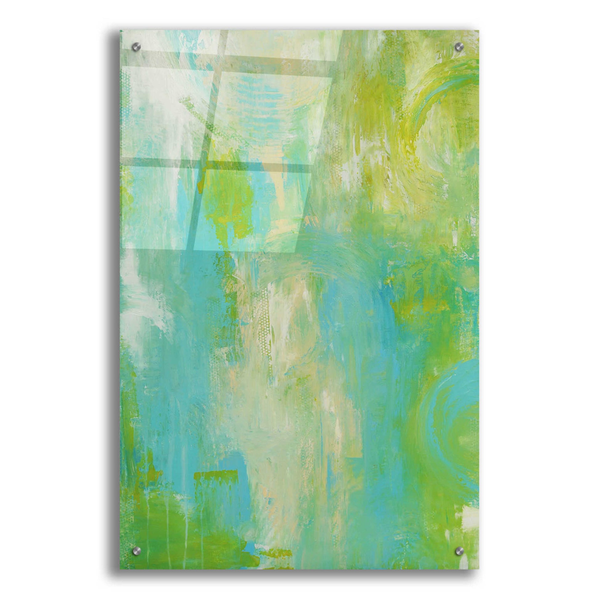 Epic Art 'Enchanted Garden' by Erin Ashley, Acrylic Glass Wall Art,24x36