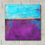 Epic Art 'Purple Velvet' by Erin Ashley, Acrylic Glass Wall Art,12x12