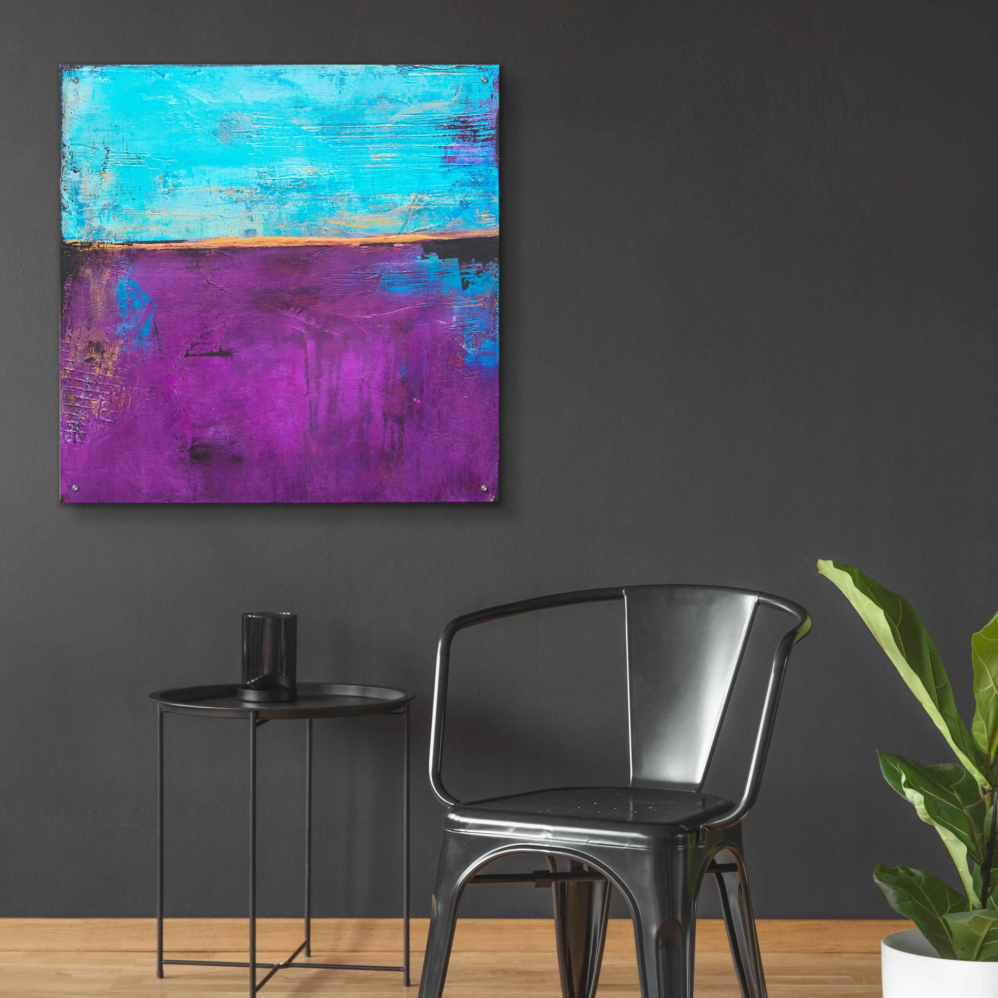 Epic Art 'Purple Velvet' by Erin Ashley, Acrylic Glass Wall Art,36x36
