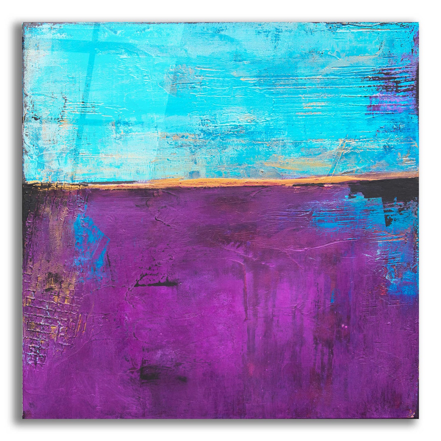 Epic Art 'Purple Velvet' by Erin Ashley, Acrylic Glass Wall Art