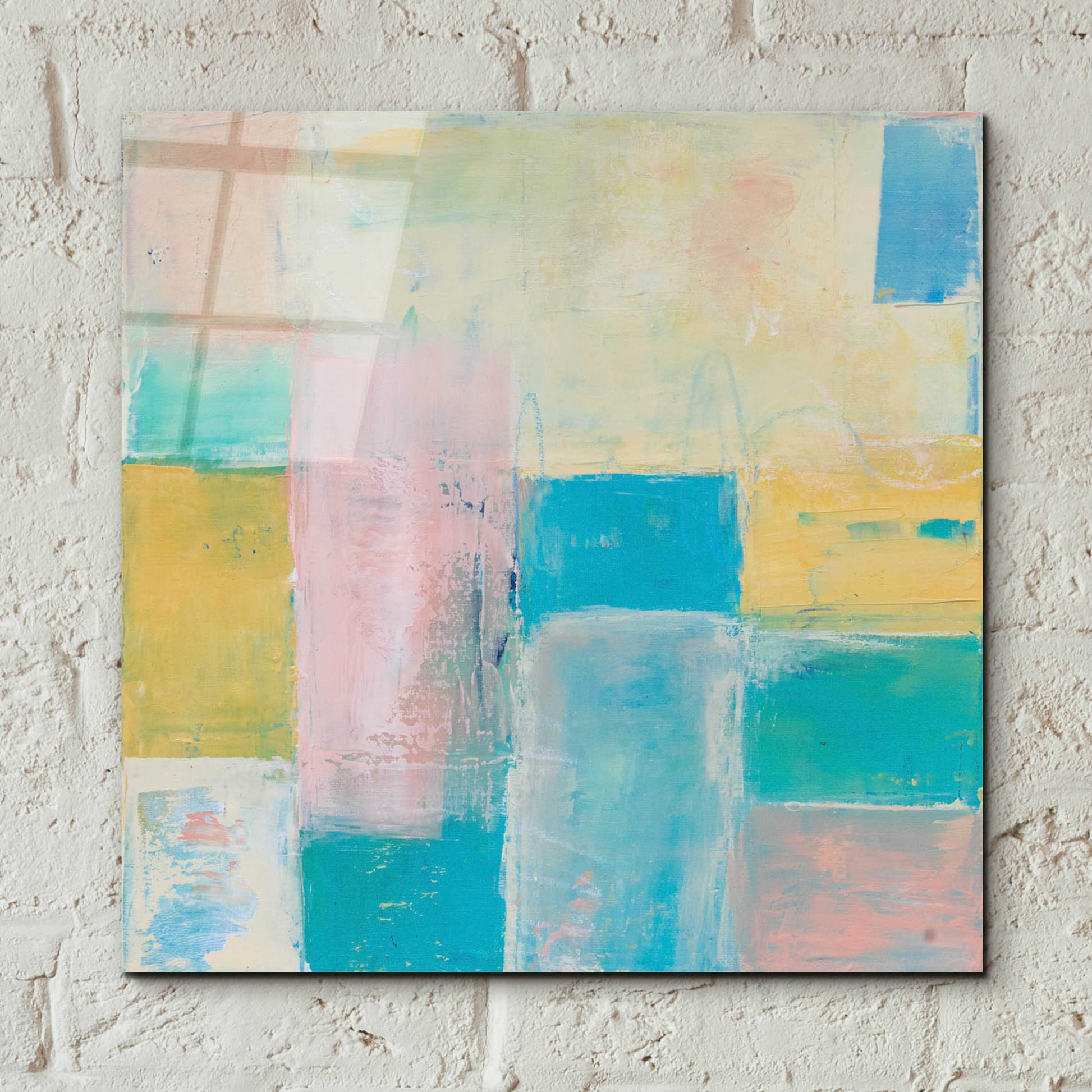 Epic Art 'Sweet Vibes' by Erin Ashley, Acrylic Glass Wall Art,12x12