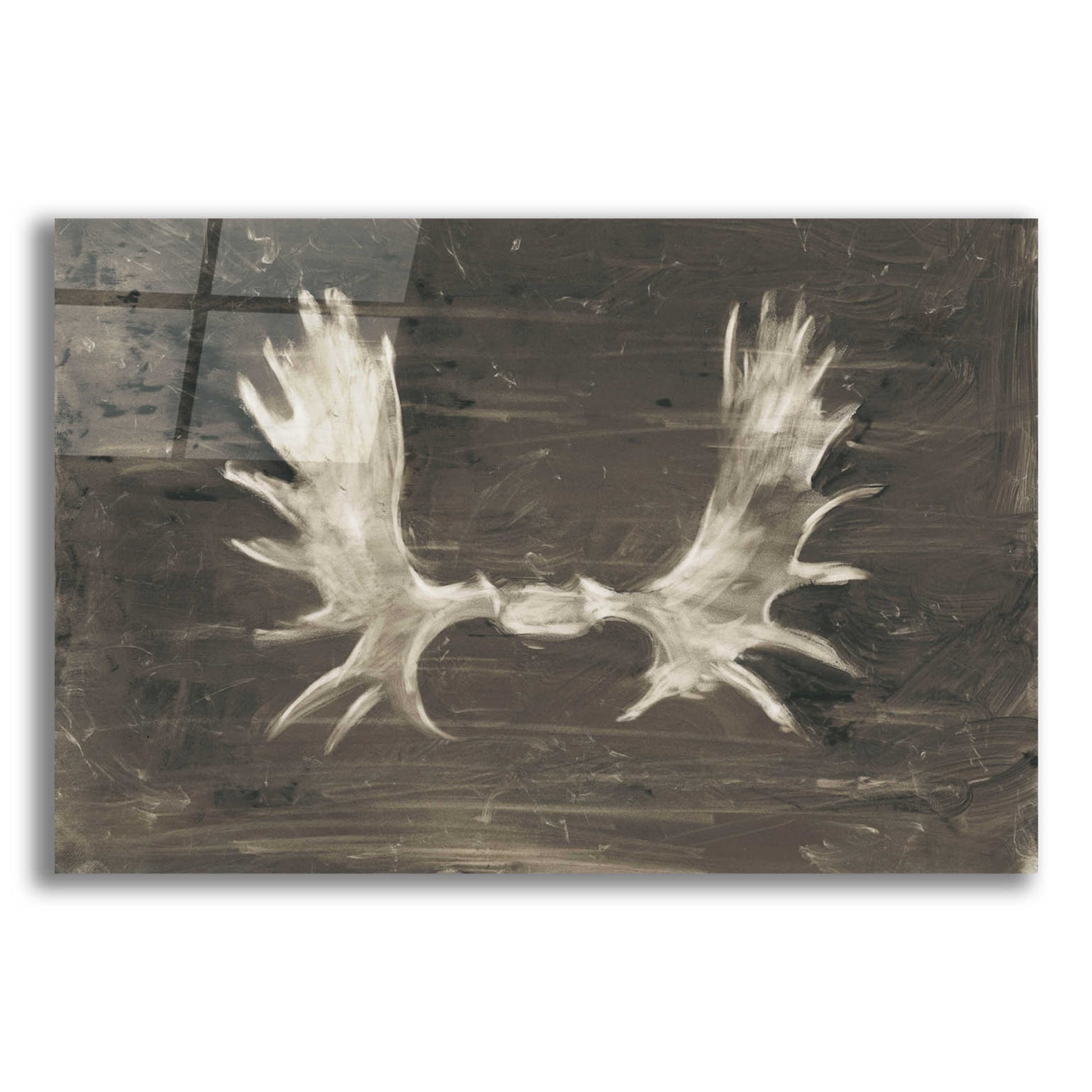 Epic Art 'Rustic Moose Mount I' by Ethan Harper, Acrylic Glass Wall Art,16x12