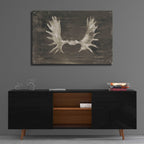 Epic Art 'Rustic Moose Mount I' by Ethan Harper, Acrylic Glass Wall Art,36x24