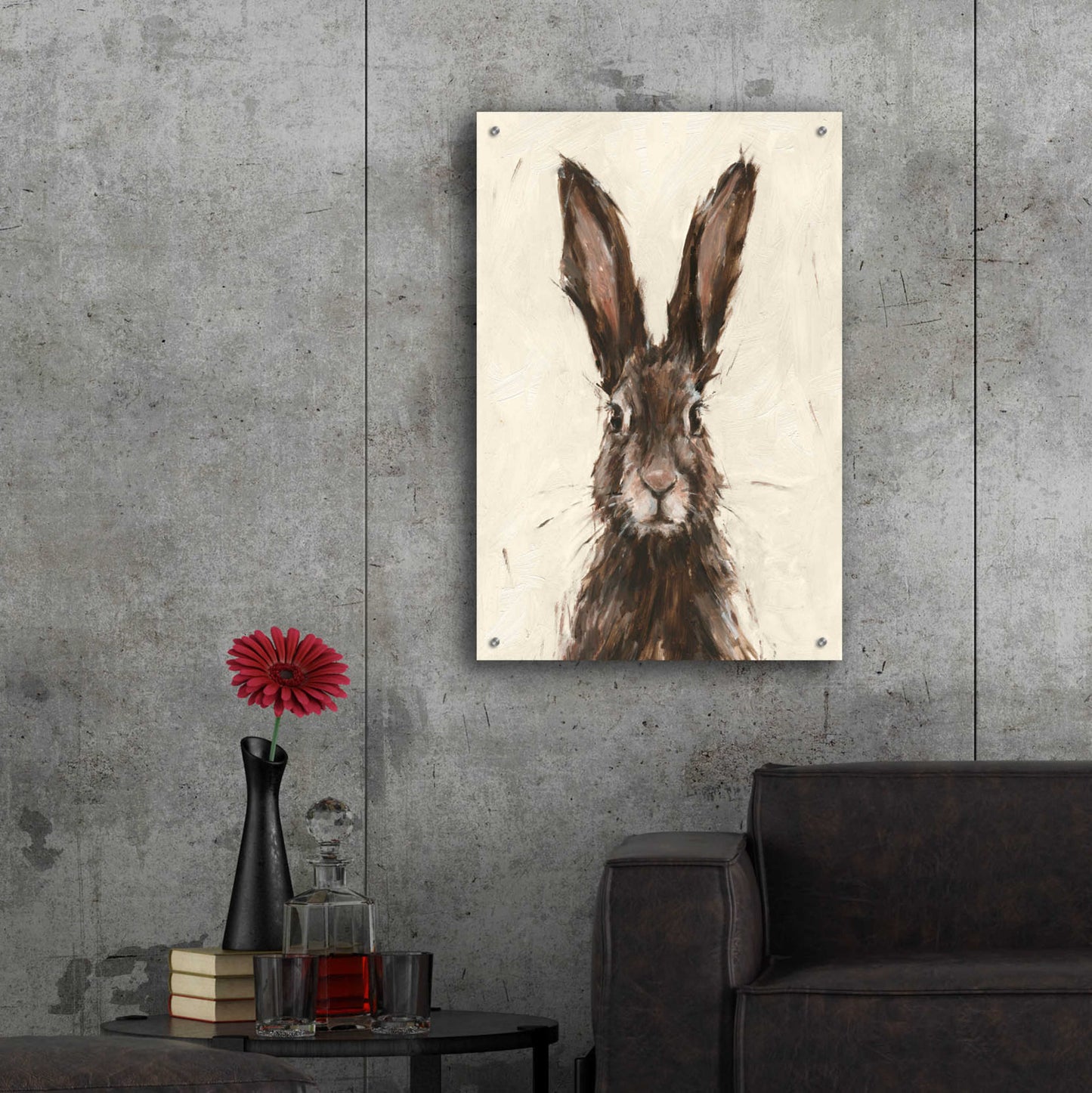 Epic Art 'European Hare I' by Ethan Harper, Acrylic Glass Wall Art,24x36