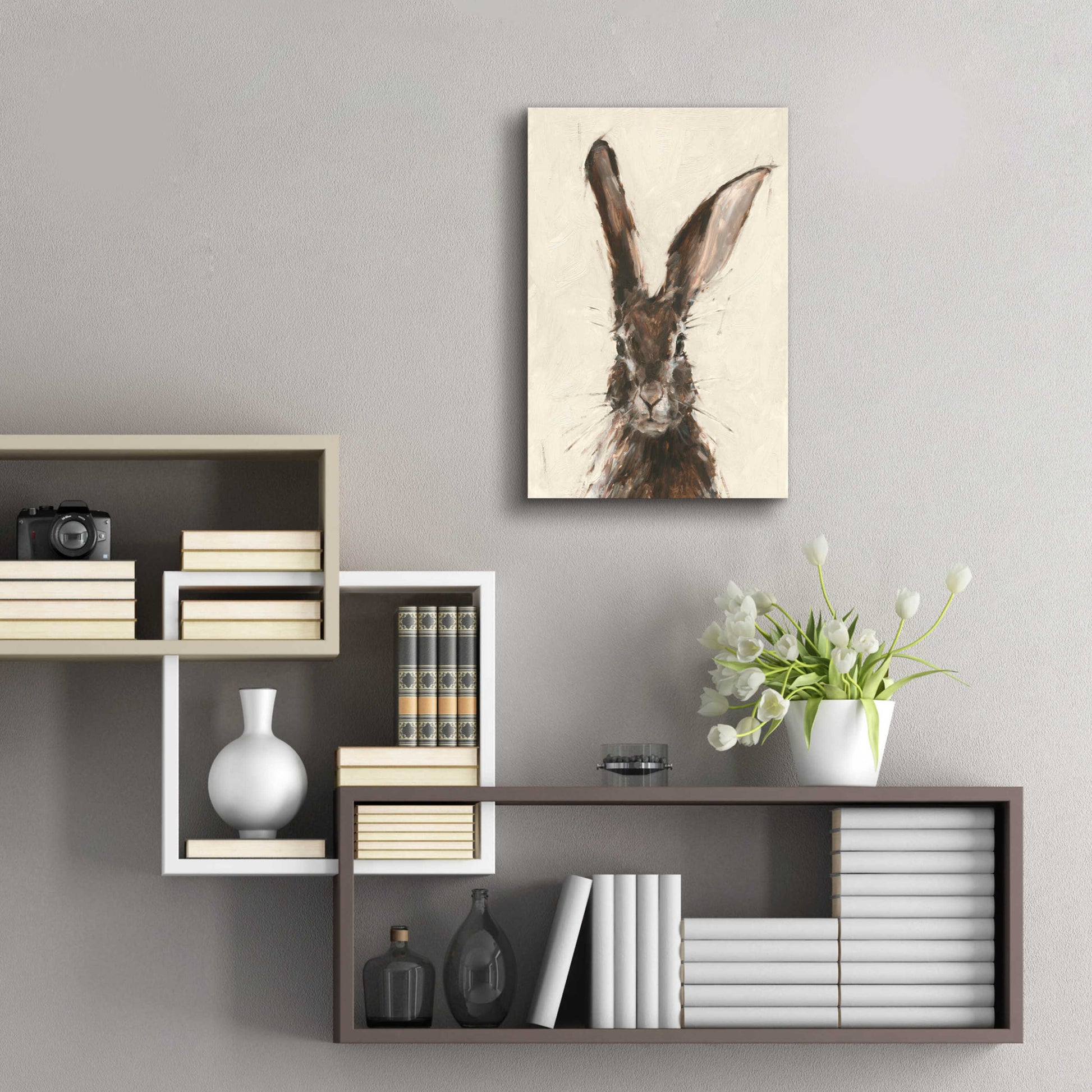 Epic Art 'European Hare II' by Ethan Harper, Acrylic Glass Wall Art,16x24