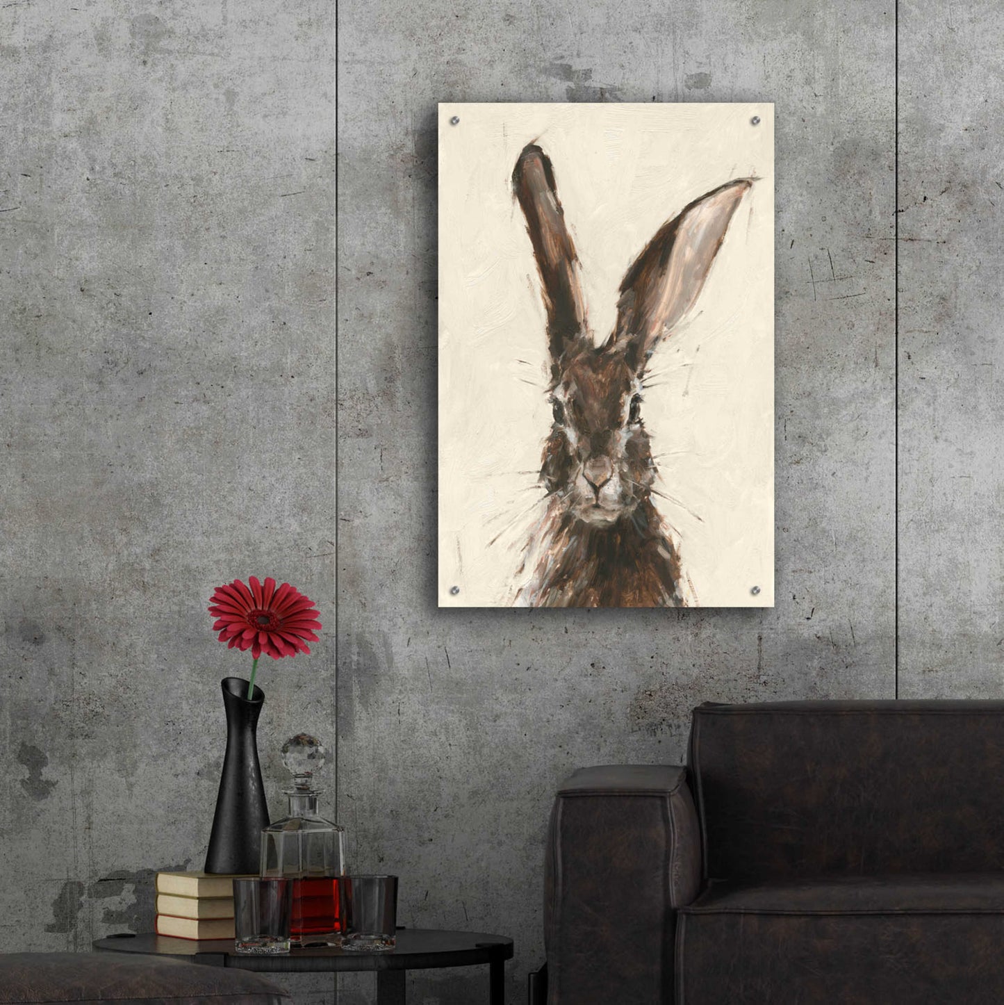 Epic Art 'European Hare II' by Ethan Harper, Acrylic Glass Wall Art,24x36