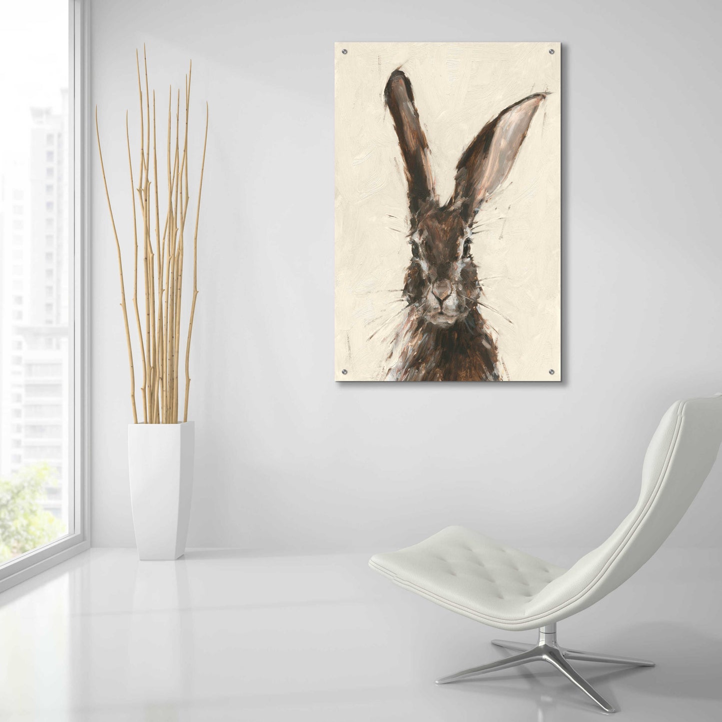 Epic Art 'European Hare II' by Ethan Harper, Acrylic Glass Wall Art,24x36