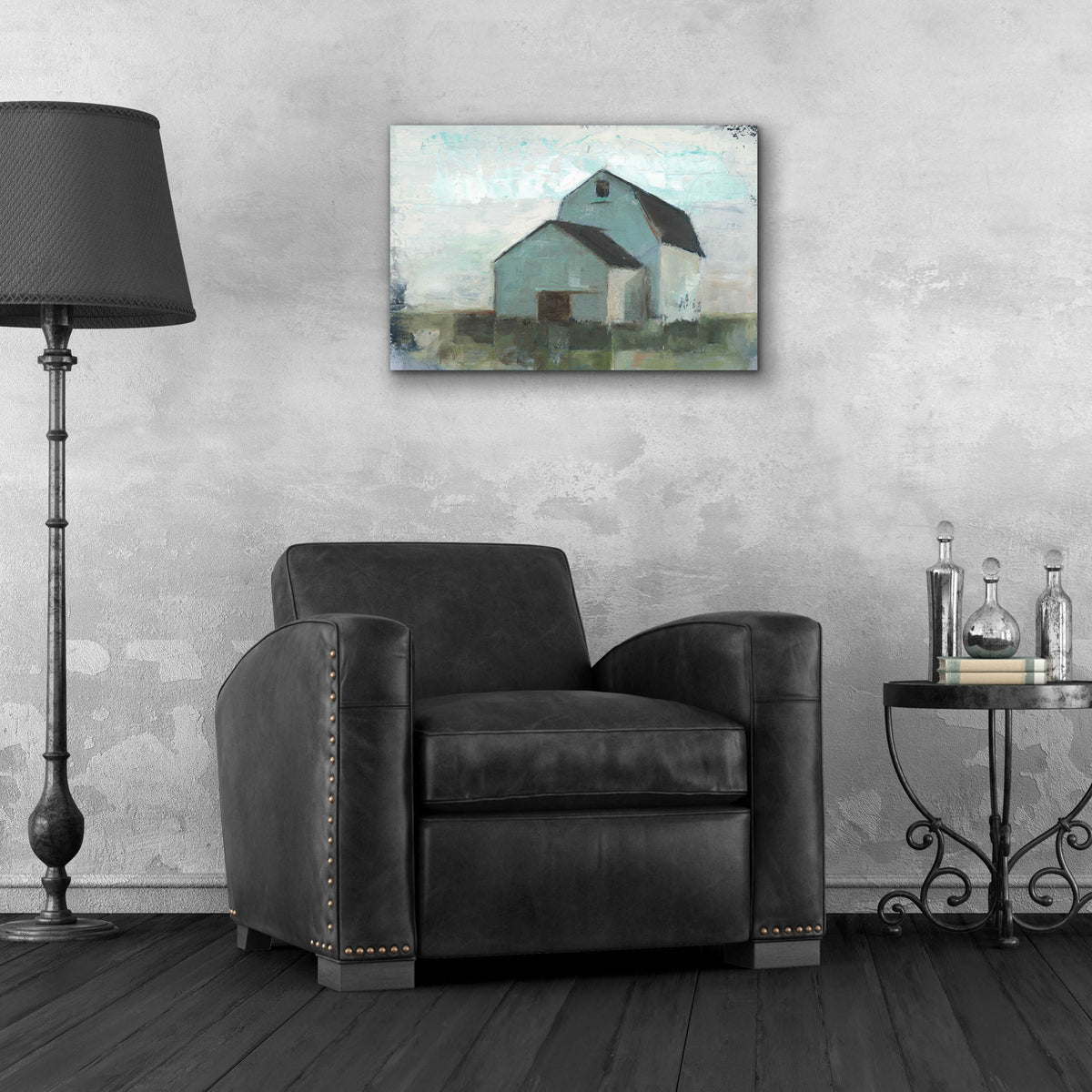 Epic Art 'Barn at Sunset I' by Ethan Harper, Acrylic Glass Wall Art,24x16