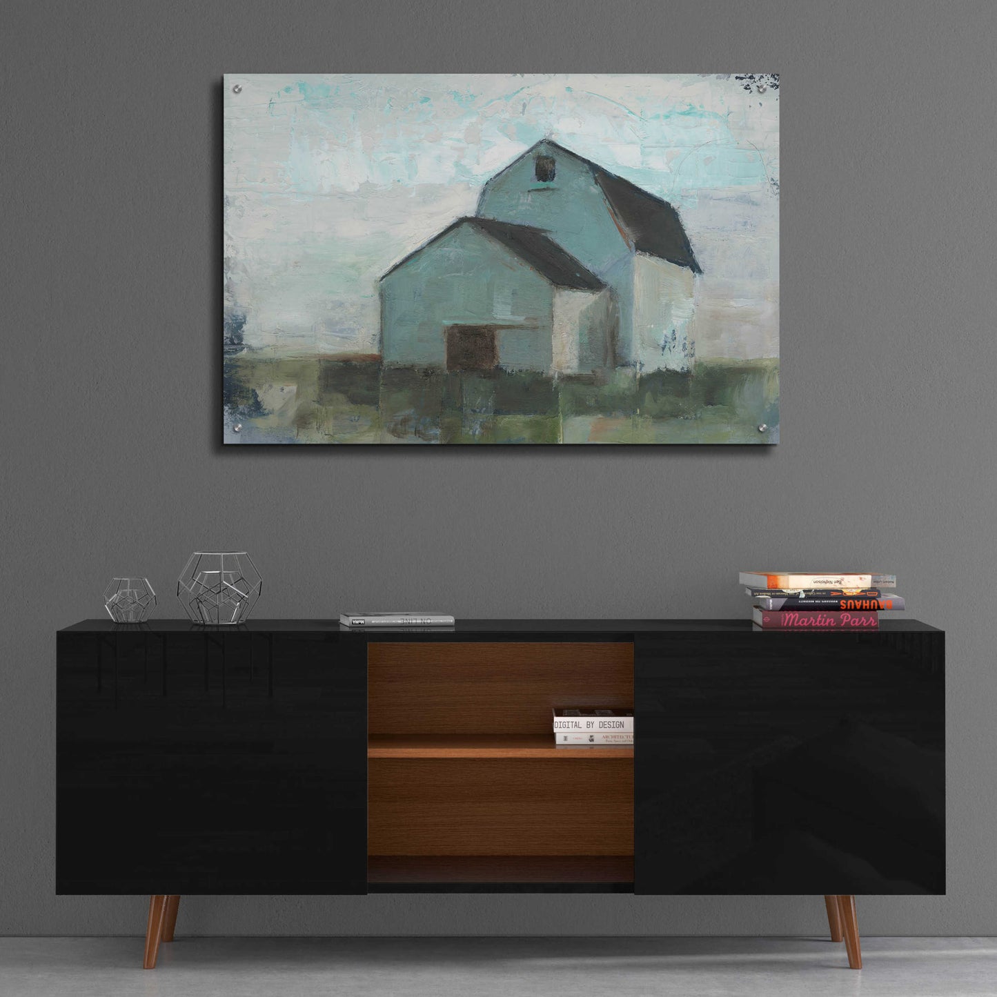 Epic Art 'Barn at Sunset I' by Ethan Harper, Acrylic Glass Wall Art,36x24