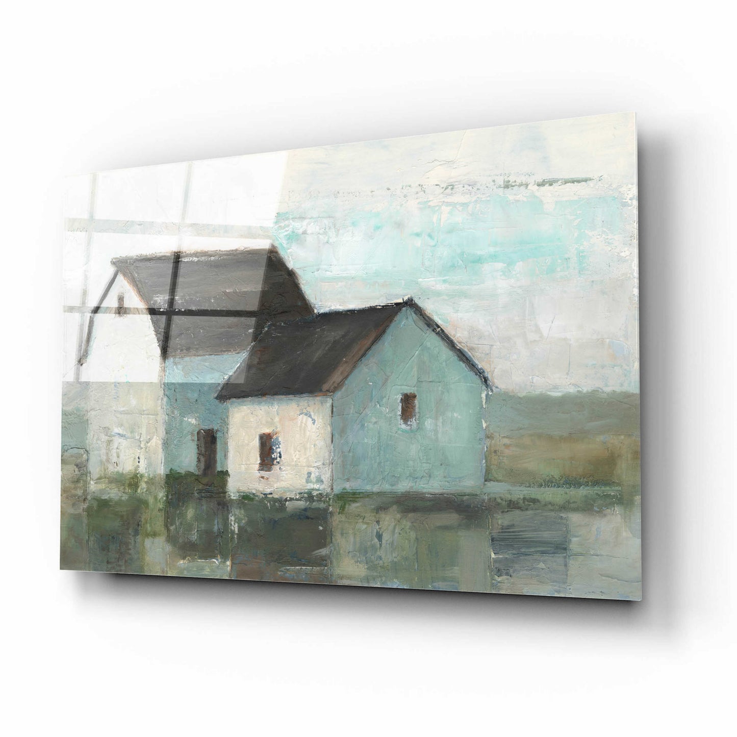 Epic Art 'Barn at Sunset II' by Ethan Harper, Acrylic Glass Wall Art,16x12