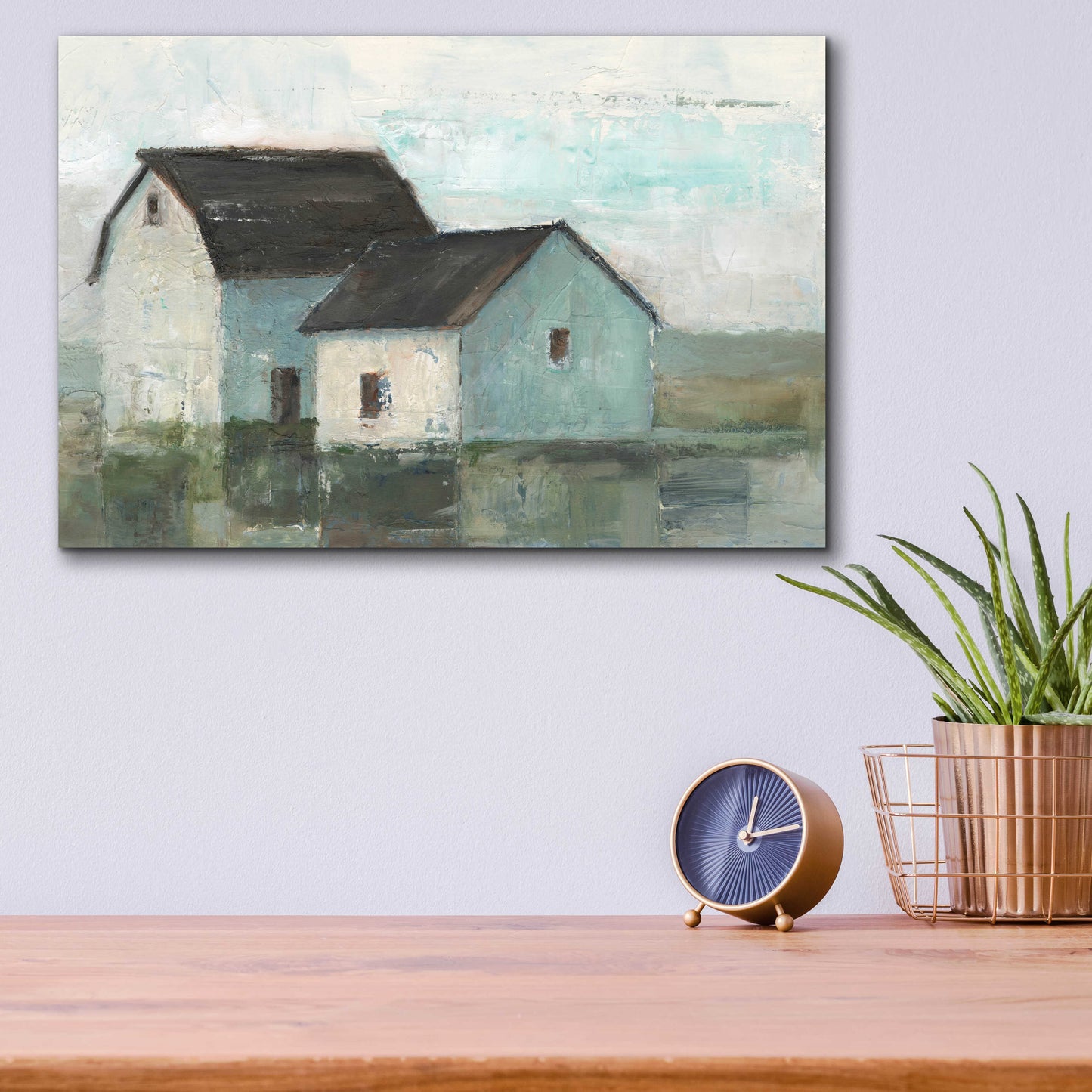 Epic Art 'Barn at Sunset II' by Ethan Harper, Acrylic Glass Wall Art,16x12