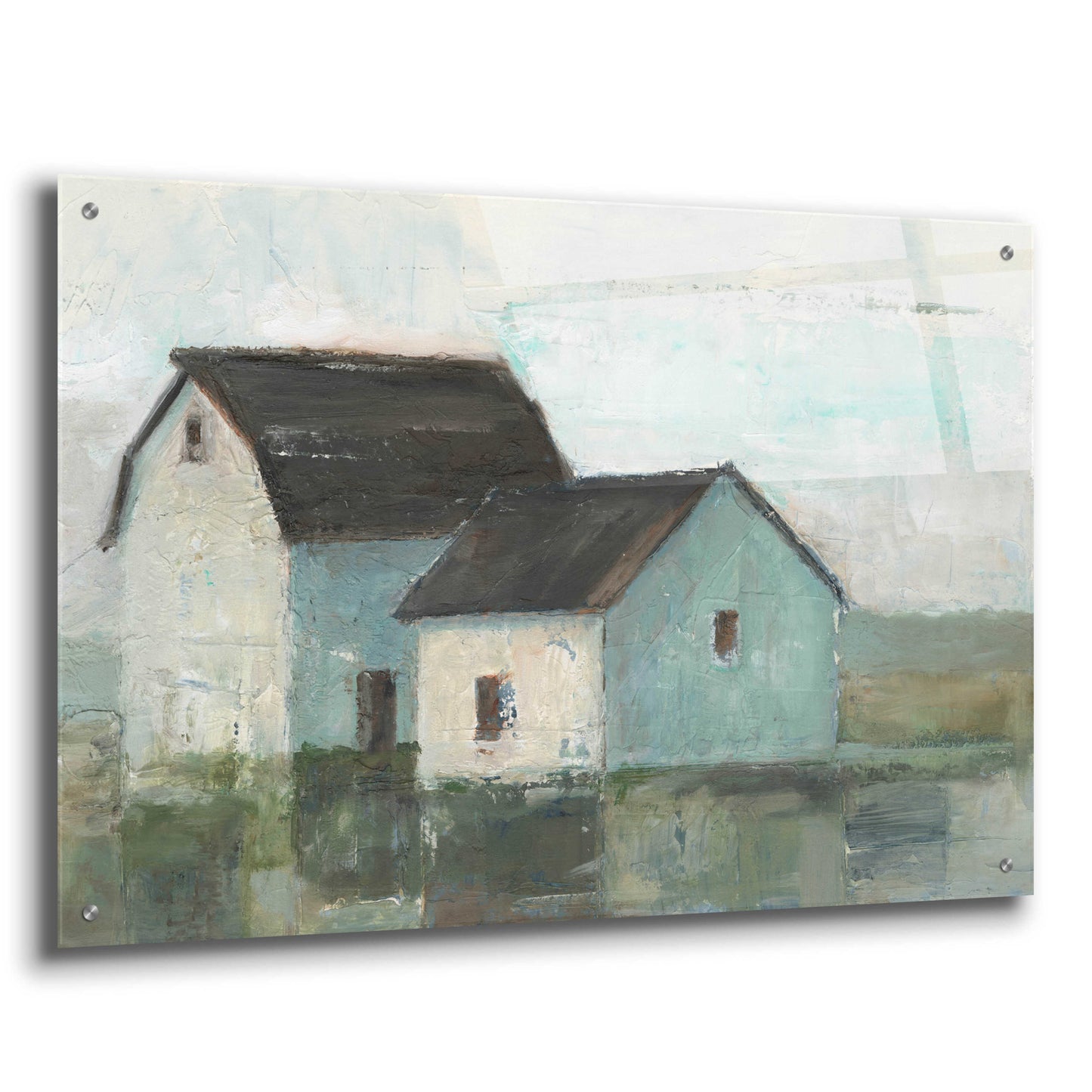 Epic Art 'Barn at Sunset II' by Ethan Harper, Acrylic Glass Wall Art,36x24